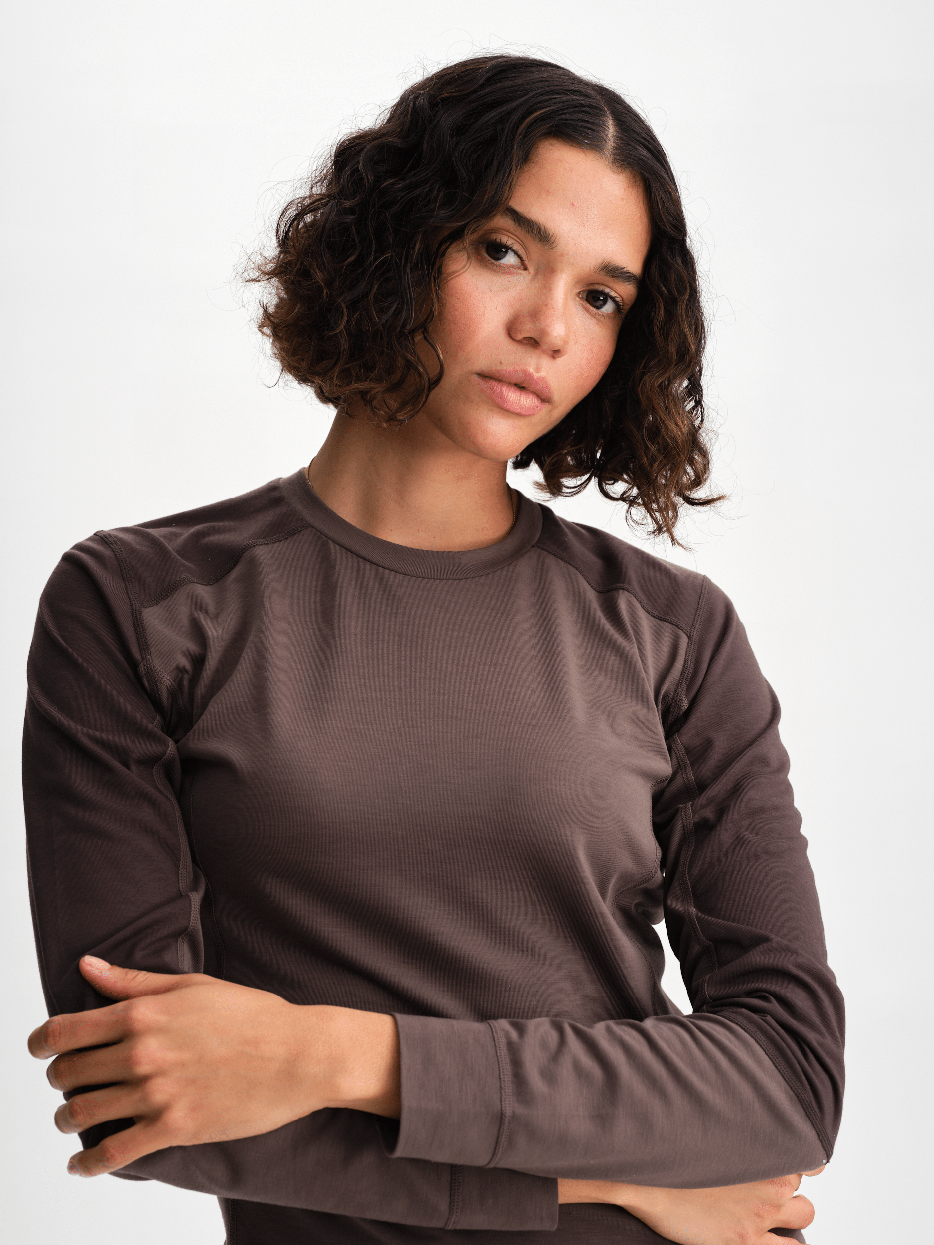 BASE LAYER SHIRT ASH PURPLE Everest First Layer