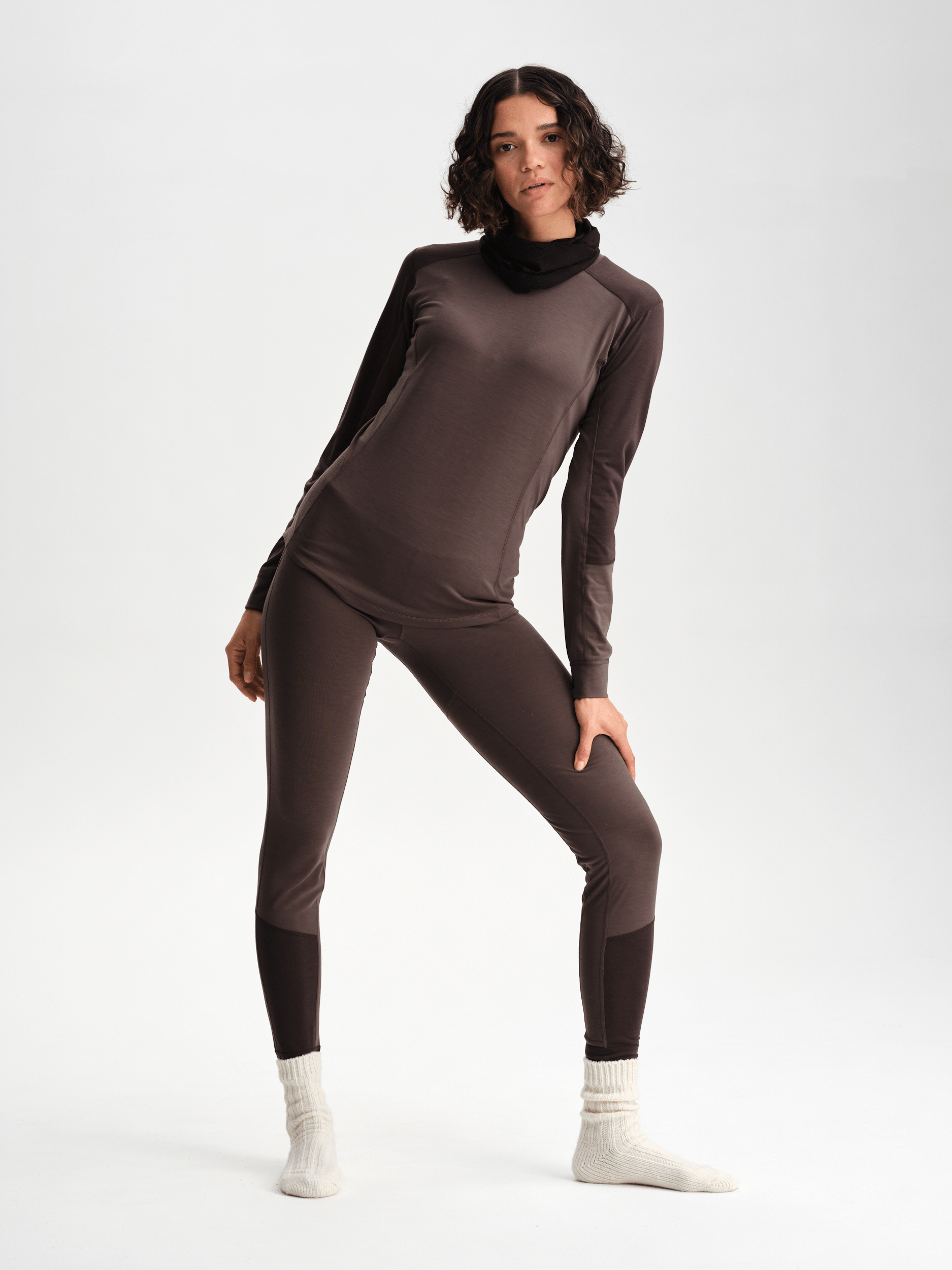 BASE LAYER SHIRT ASH PURPLE Everest First Layer