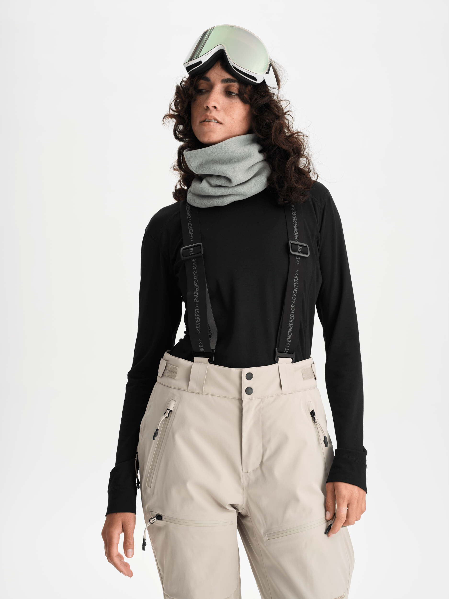 KOSZULKA BAZOWA CZARNA DAMSKA Everest Warstwa pierwsza