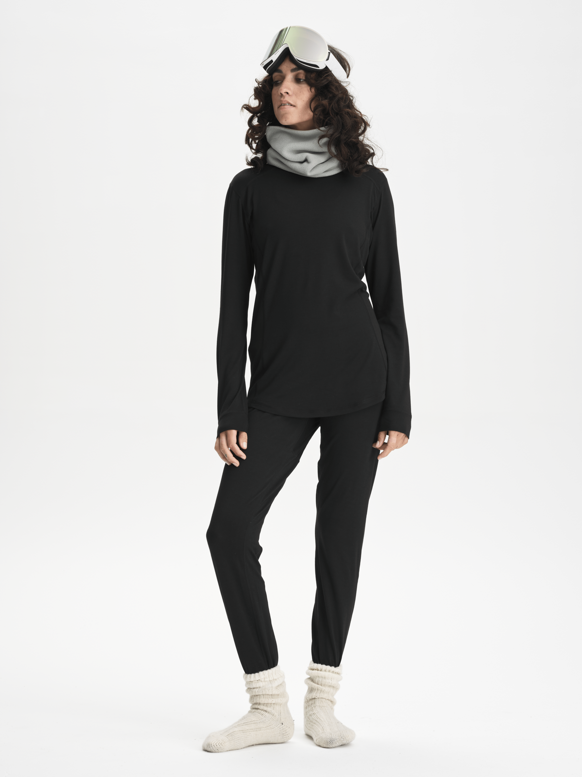 KOSZULKA BAZOWA CZARNA DAMSKA Everest Warstwa pierwsza