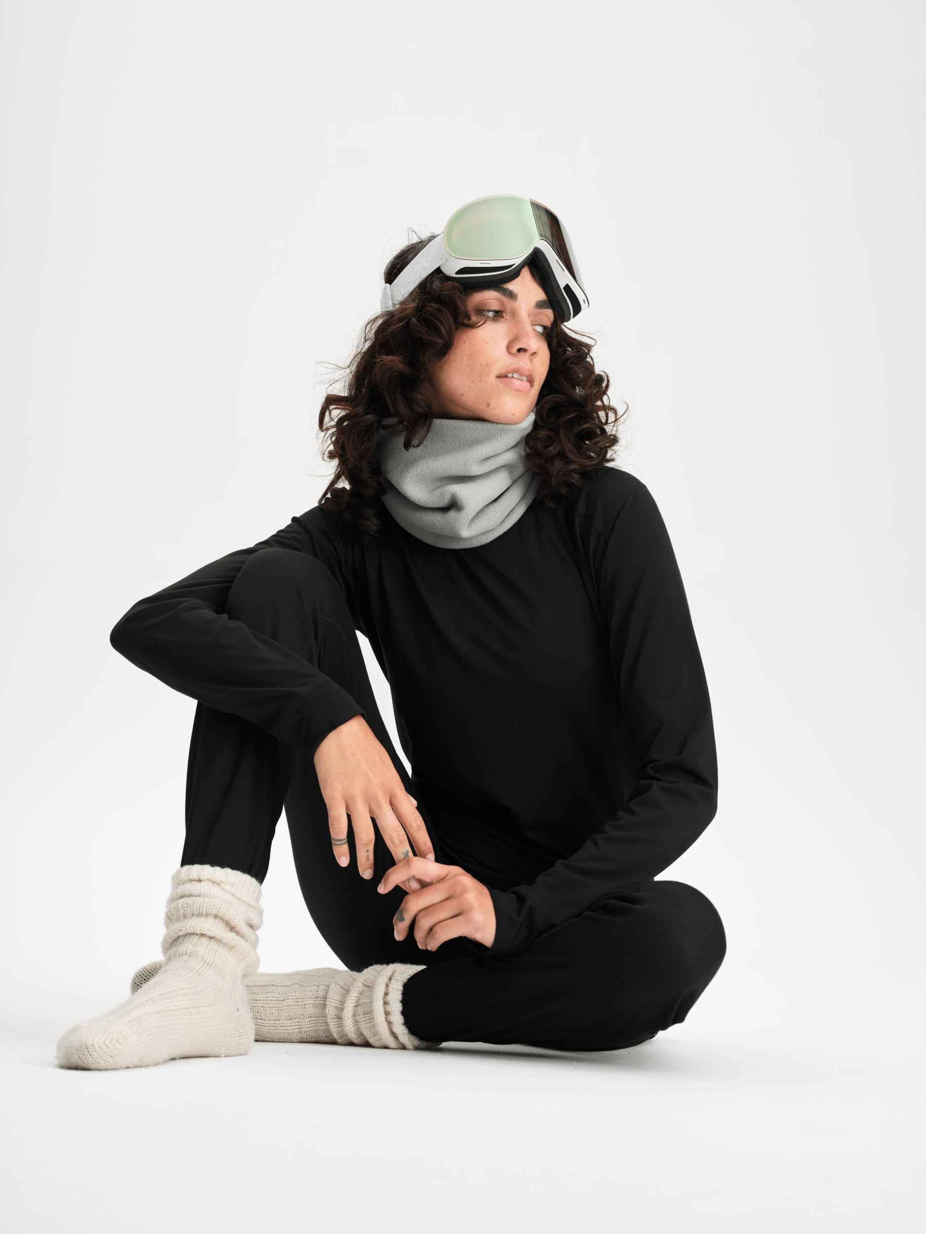 Funktionsunterwäsche SHIRT SCHWARZ Damen Everest First Layer