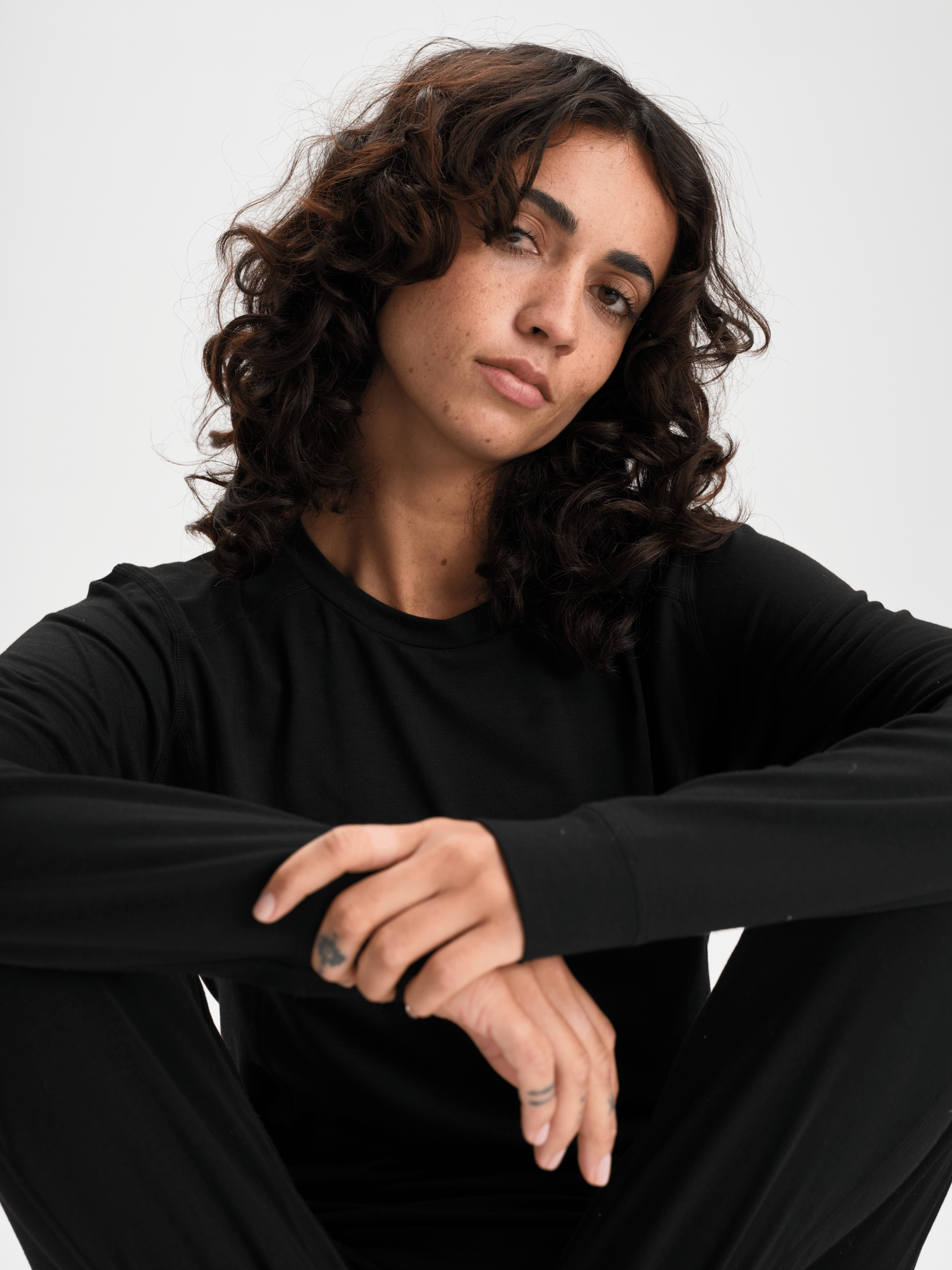 Funktionsunterwäsche SHIRT SCHWARZ Damen Everest First Layer