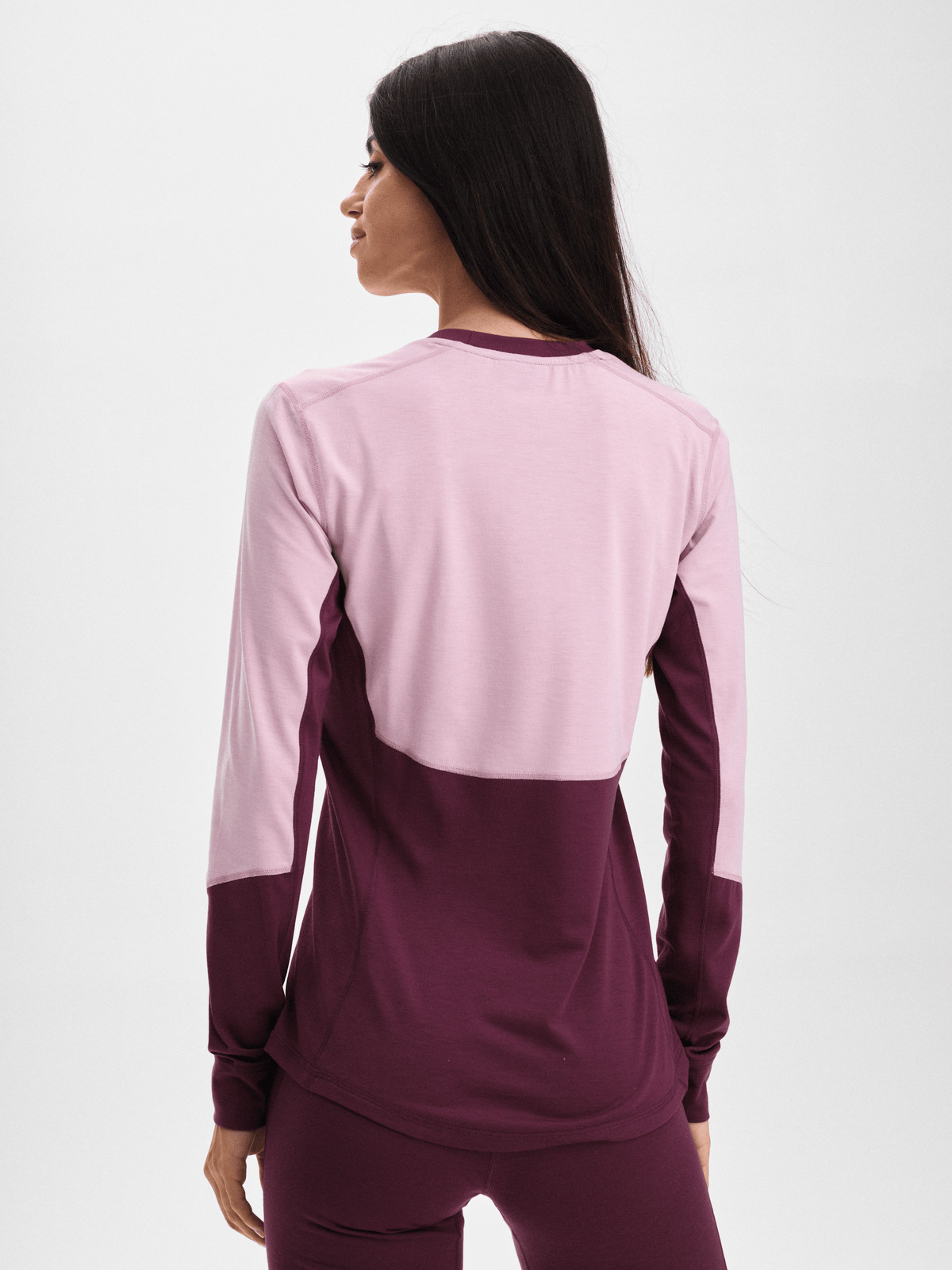 BASE LAYER SHIRT MAUVE WINE WOMEN Everest First Layer