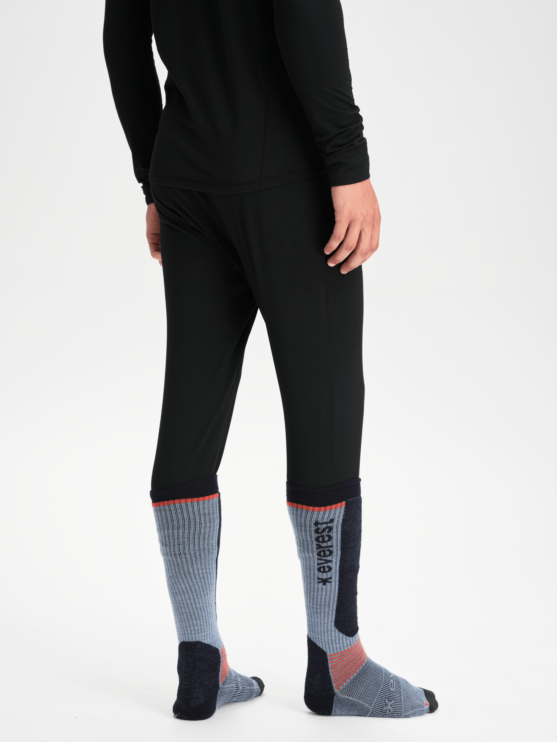 BASE LAYER 3/4 PANTS BLACK Everest Stretch Second Layer Shorts