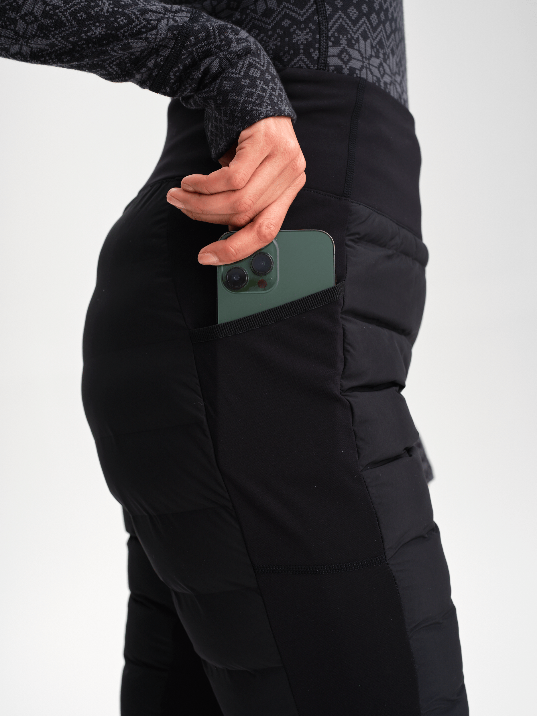 AGNES 3/4 SPODNIE CZARNE Everest Spodnie outdoorowe