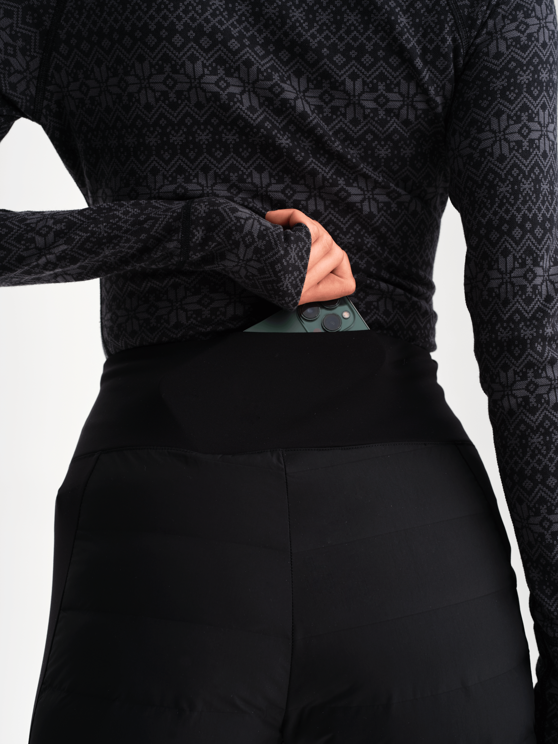 AGNES 3/4 SPODNIE CZARNE Everest Spodnie outdoorowe