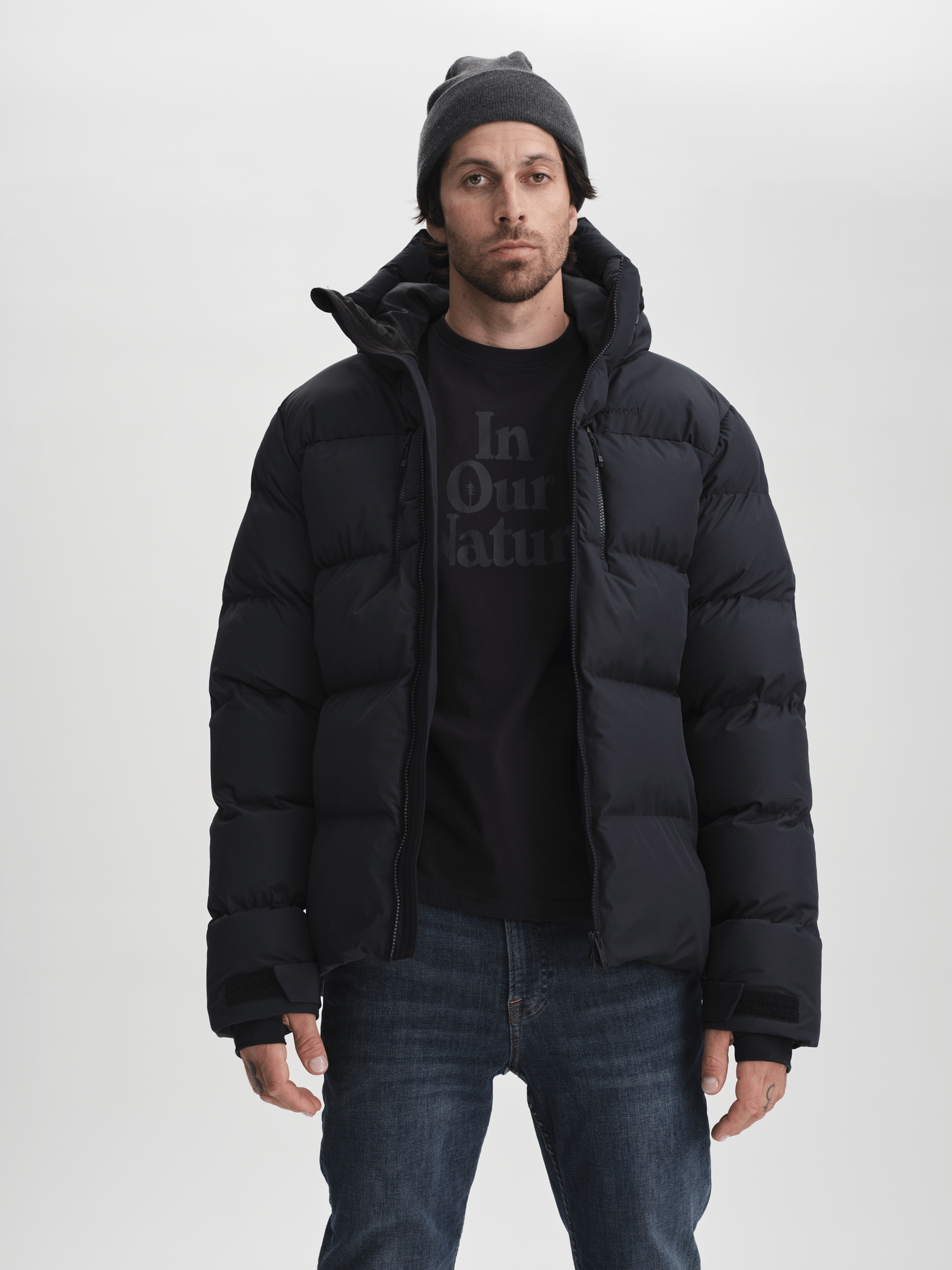 RAZOR KURTKA CZARNA Everest Kurtka ocieplana