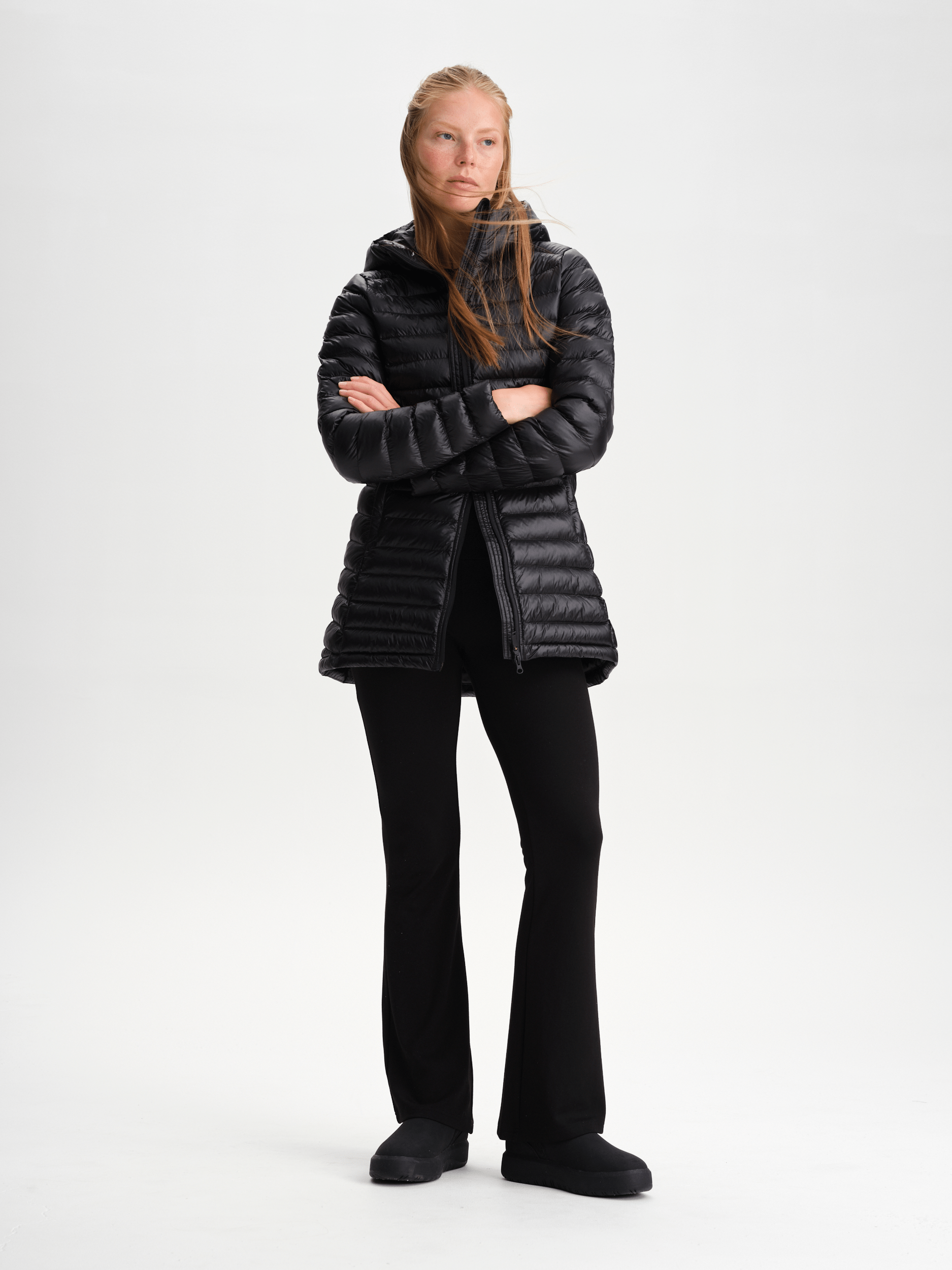 LINER MID COAT BLACK Everest Liner Coat