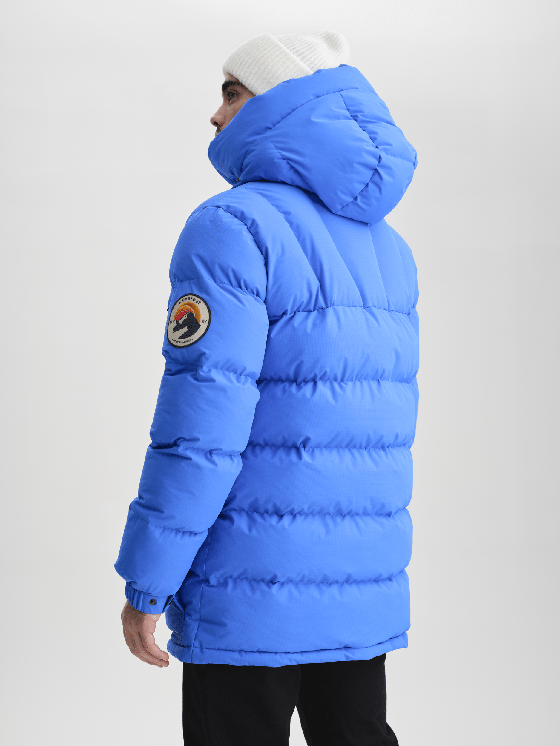 ARCTIC PARKA AZURBLAU Everest GefĂŒtterter Parka