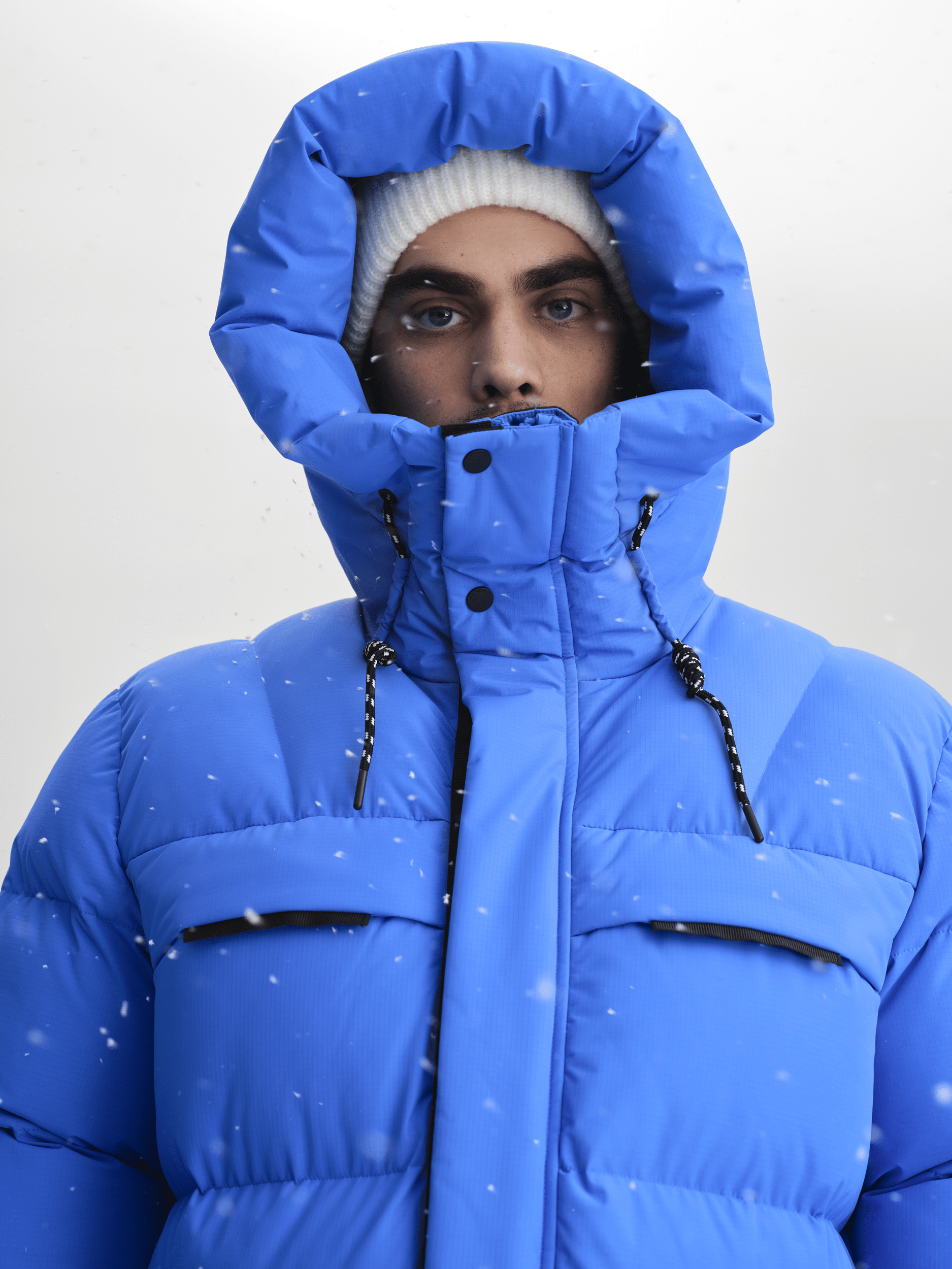 ARCTIC PARKA AZURBLAU Everest GefĂŒtterter Parka