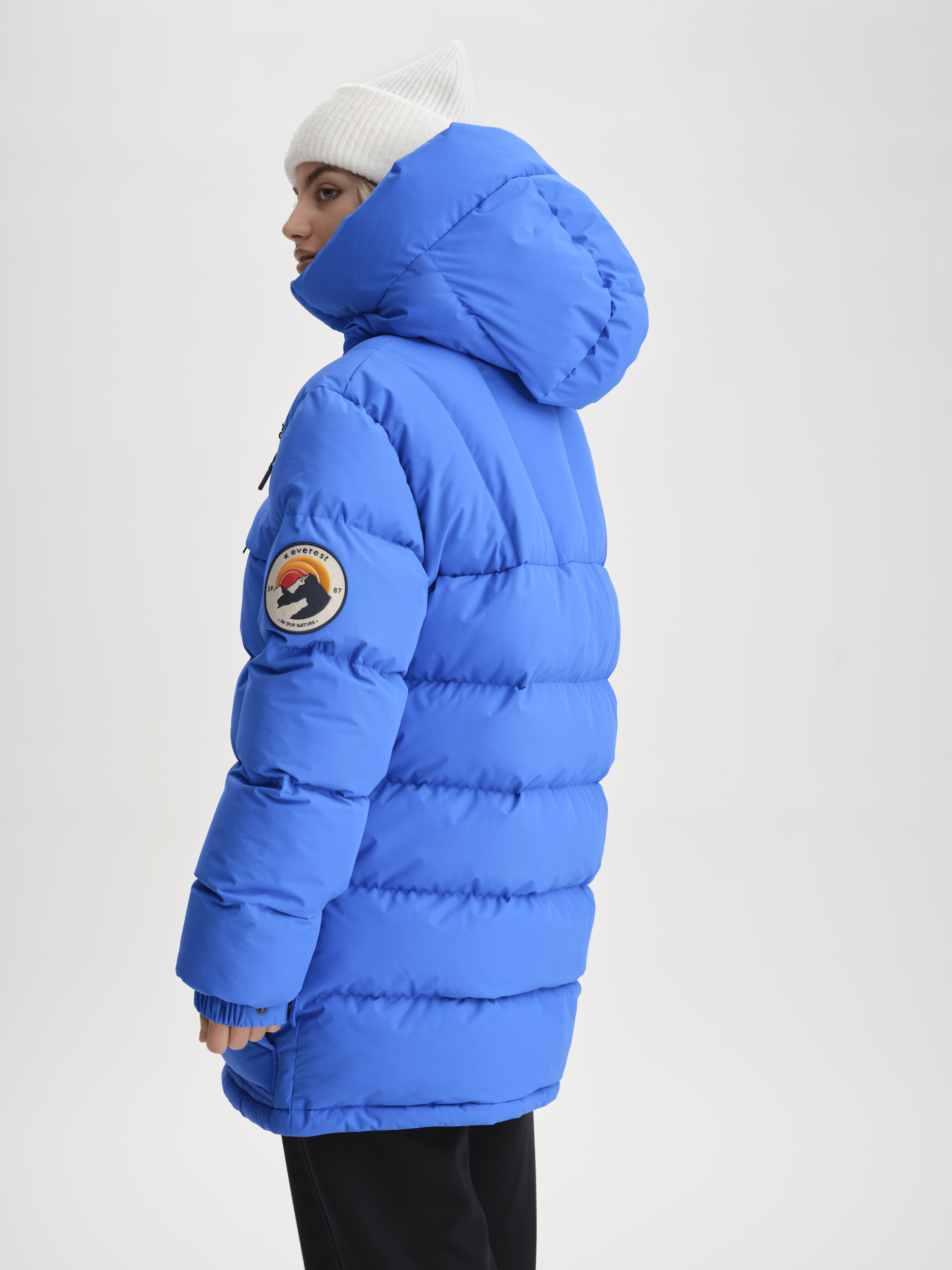 ARCTIC PARKA AZURBLAU Everest GefĂŒtterter Parka
