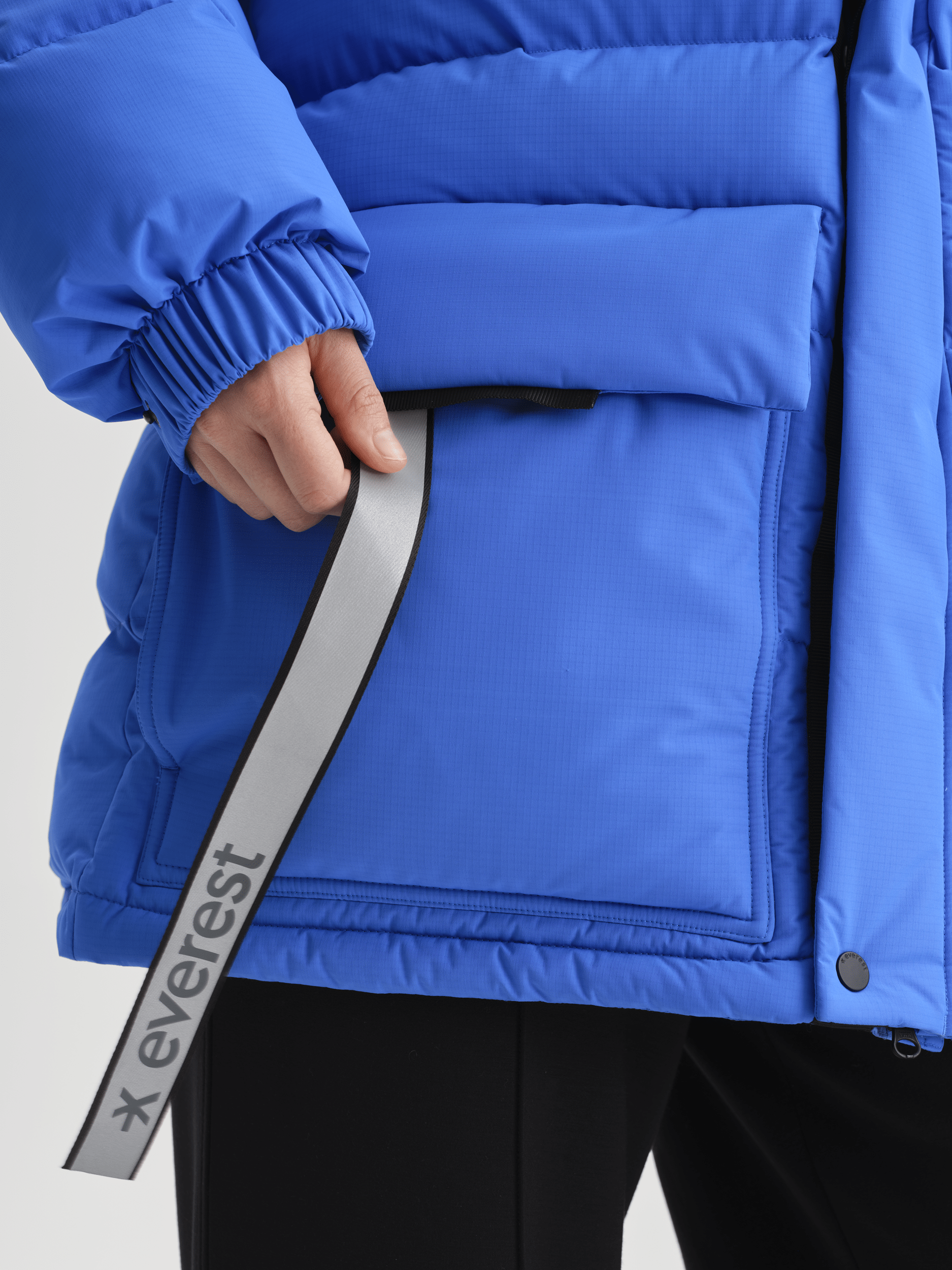 ARCTIC PARKA AZURBLAU Everest GefĂŒtterter Parka