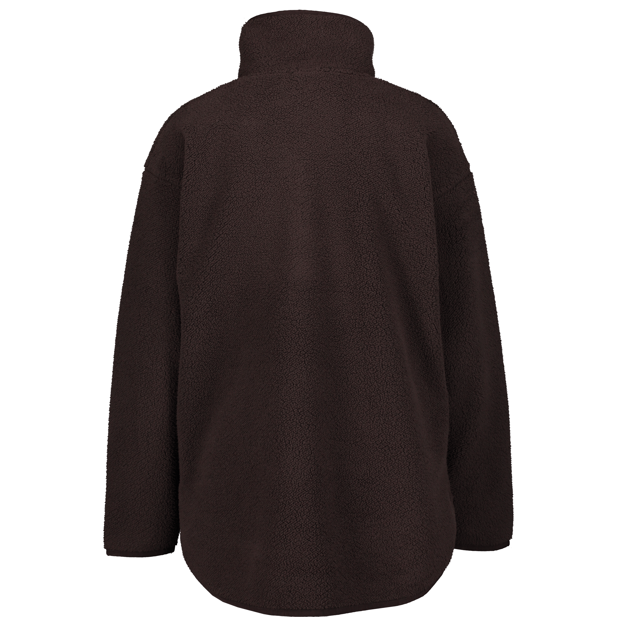 IMJA PILE HALFZIP CACAO BROWN Everest Second Layer