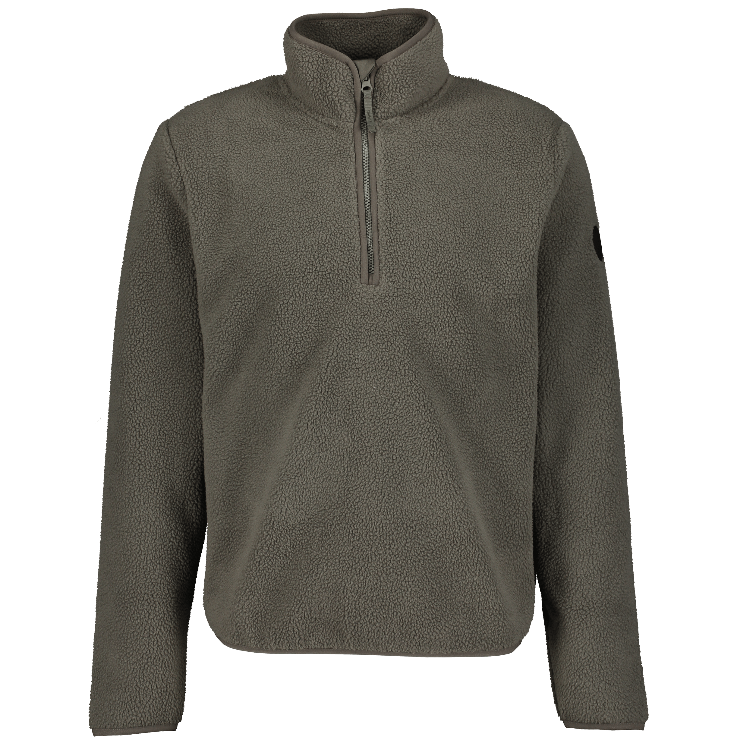 PILE HALFZIP KHAKI GREY Everest Pile-Fleece