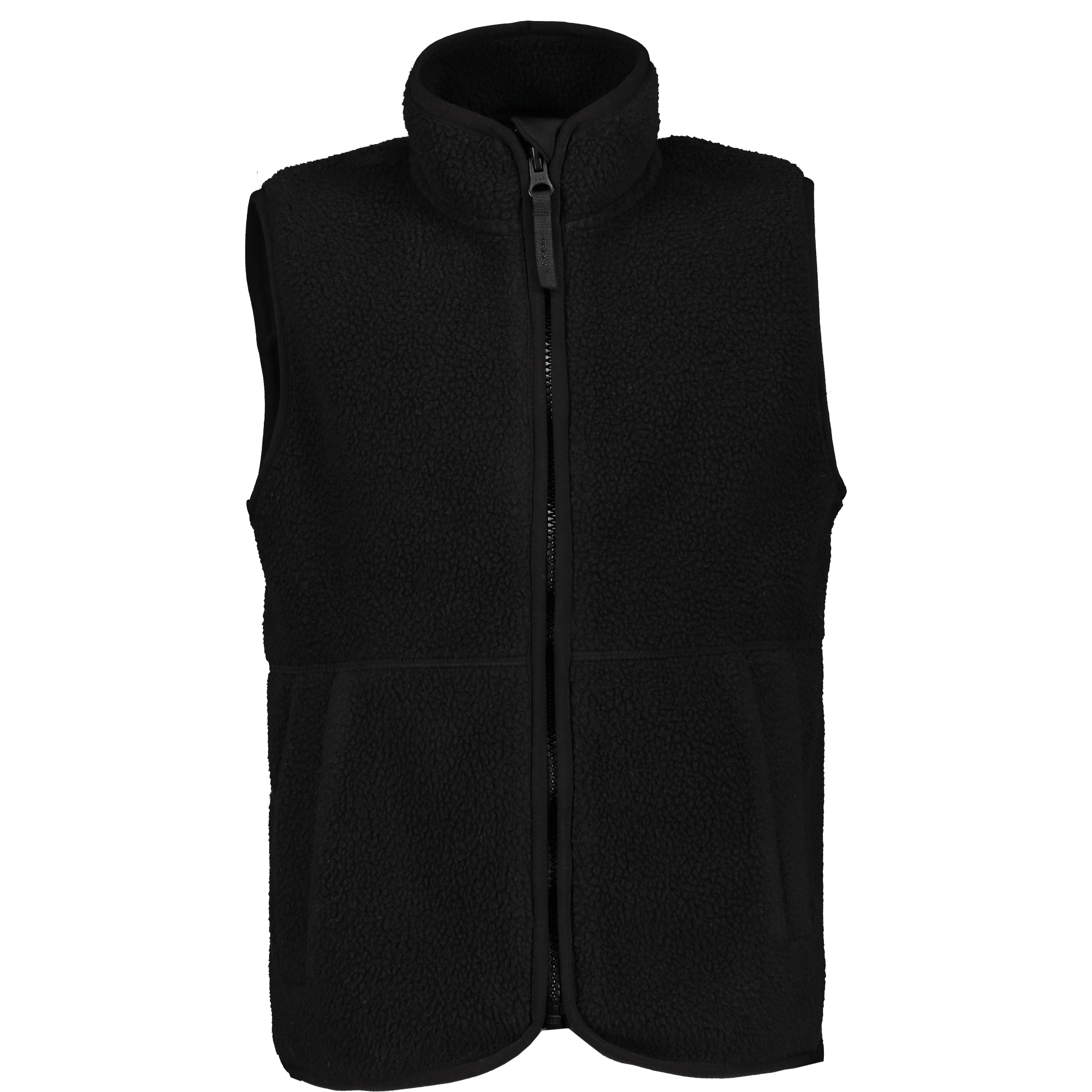 PILE-ZIP-WESTE SCHWARZ JUNIOR Everest Zweite Schicht
