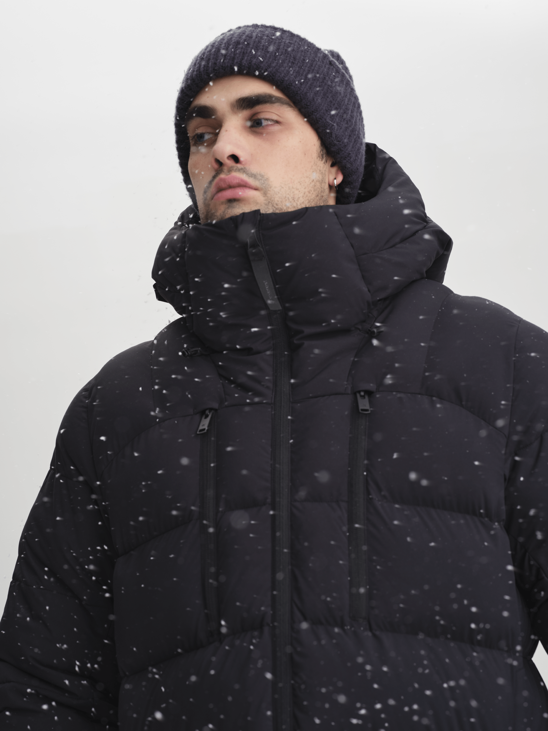 BRENTA PARKA SCHWARZ Everest Gepolsterter Parka