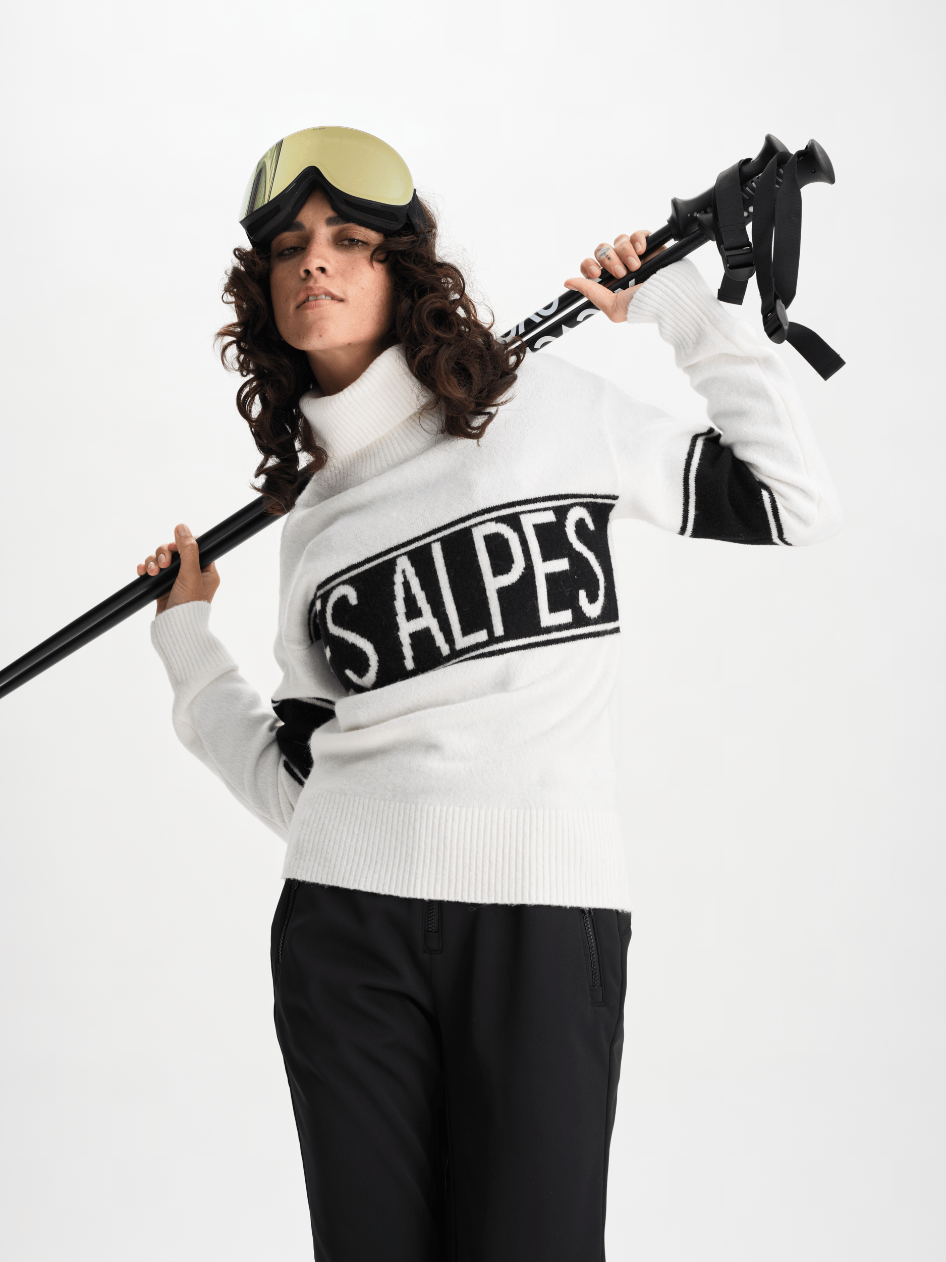 FEMME SWEATER WEISS Everest Zweite Schicht