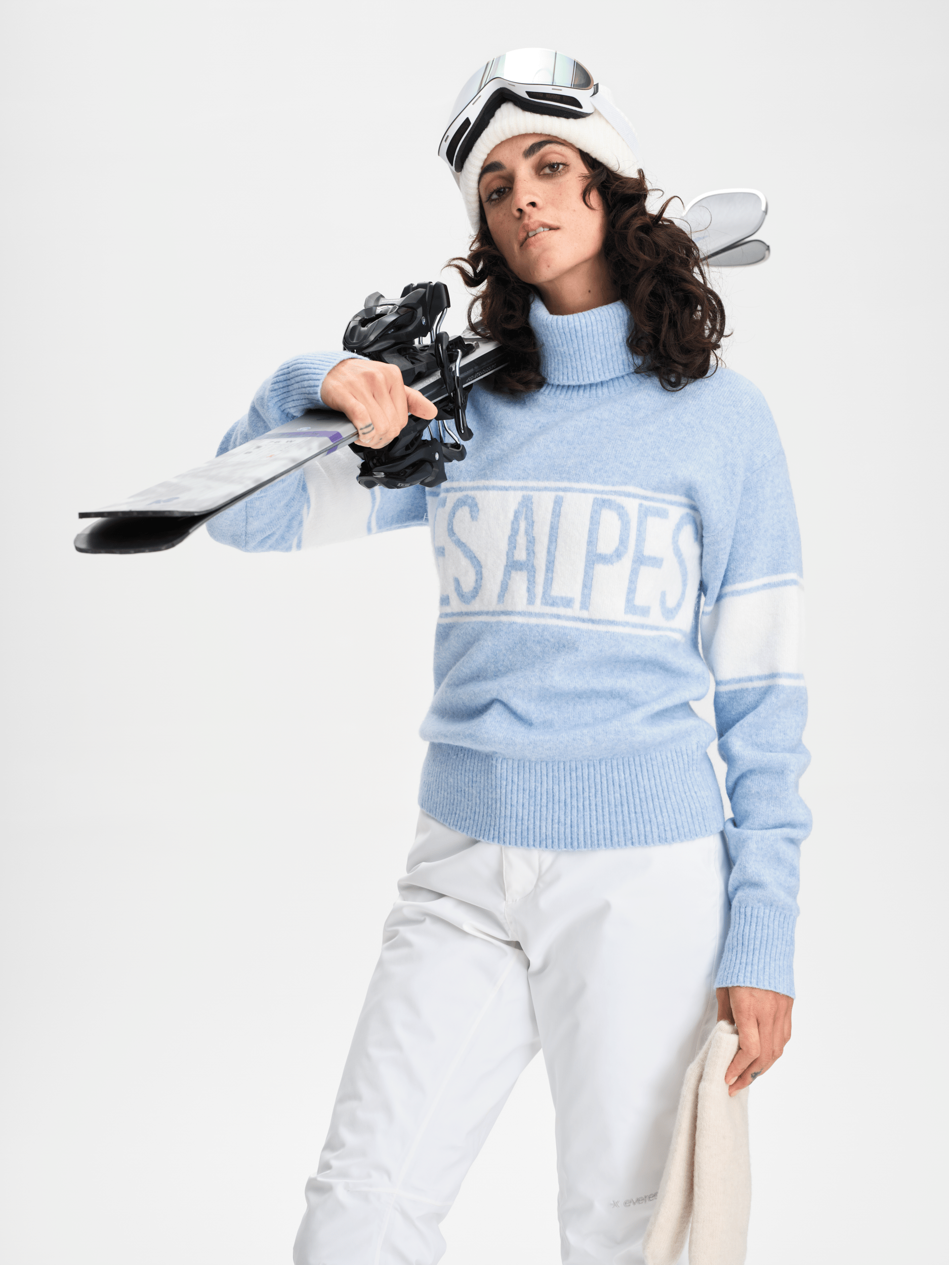 FEMME PULLOVER DUSK BLAU Everest Zweite Schicht