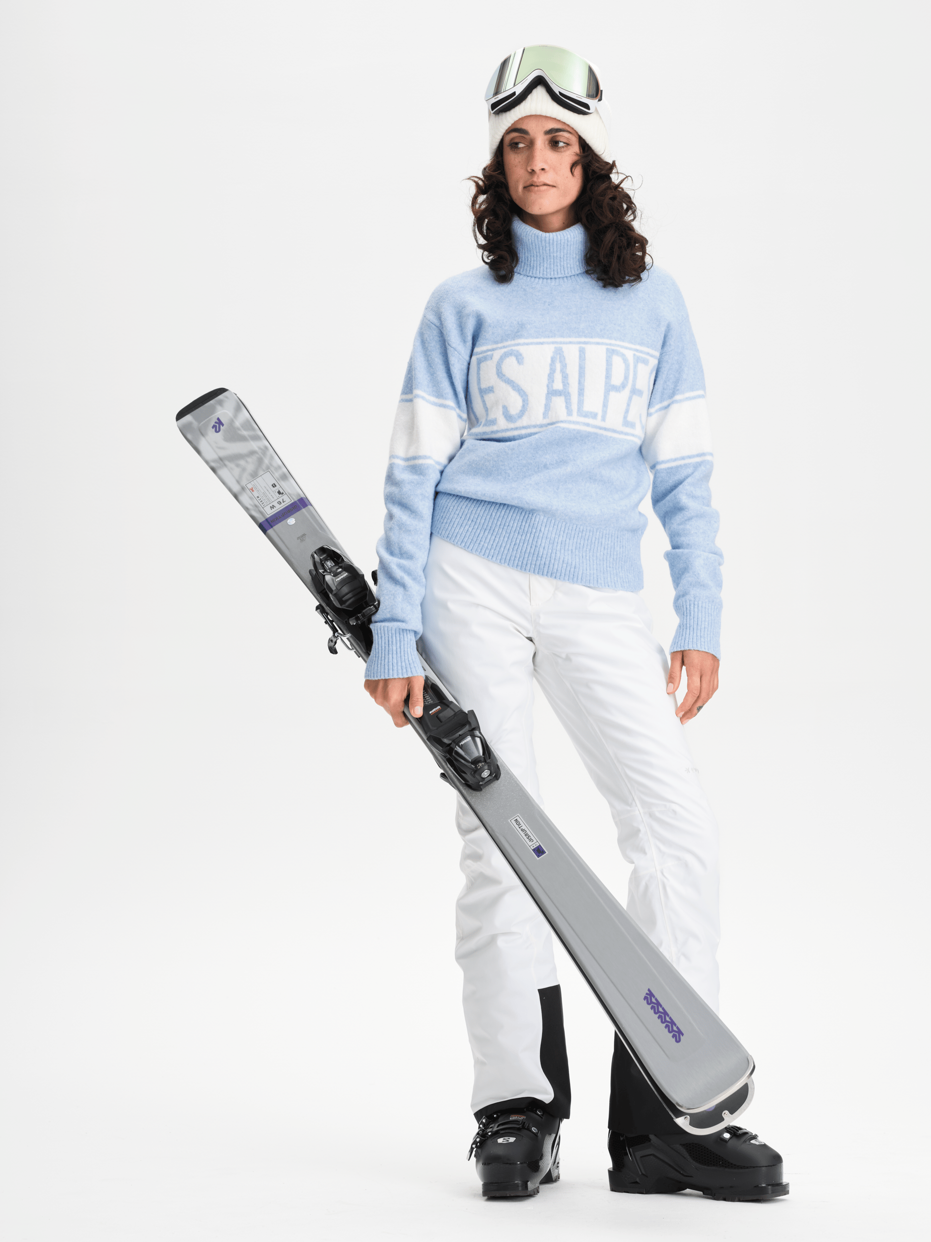 FEMME PULLOVER DUSK BLAU Everest Zweite Schicht