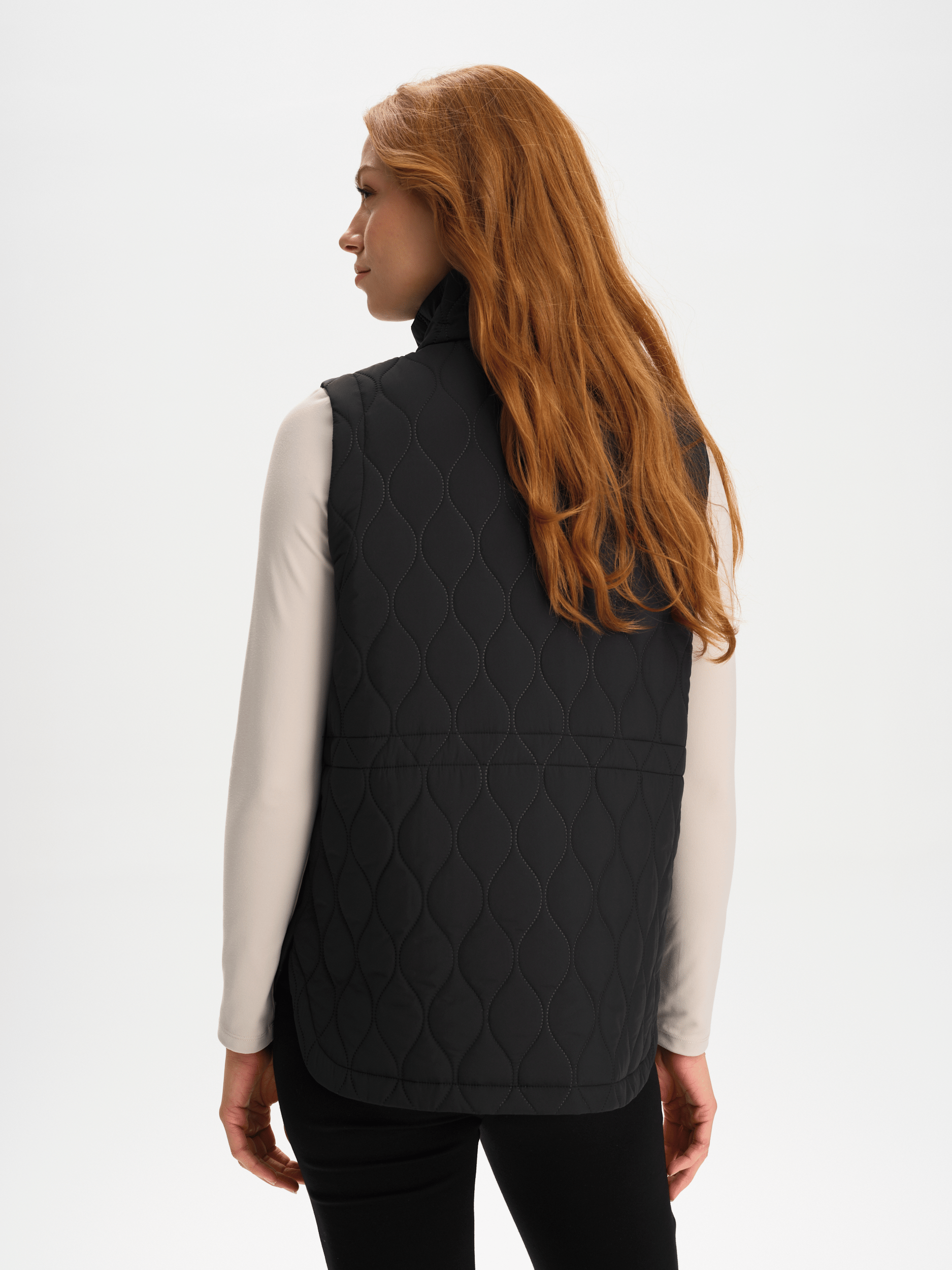 EMORY QUILT-Weste - Schwarz Everest Pile-Fleece-Weste