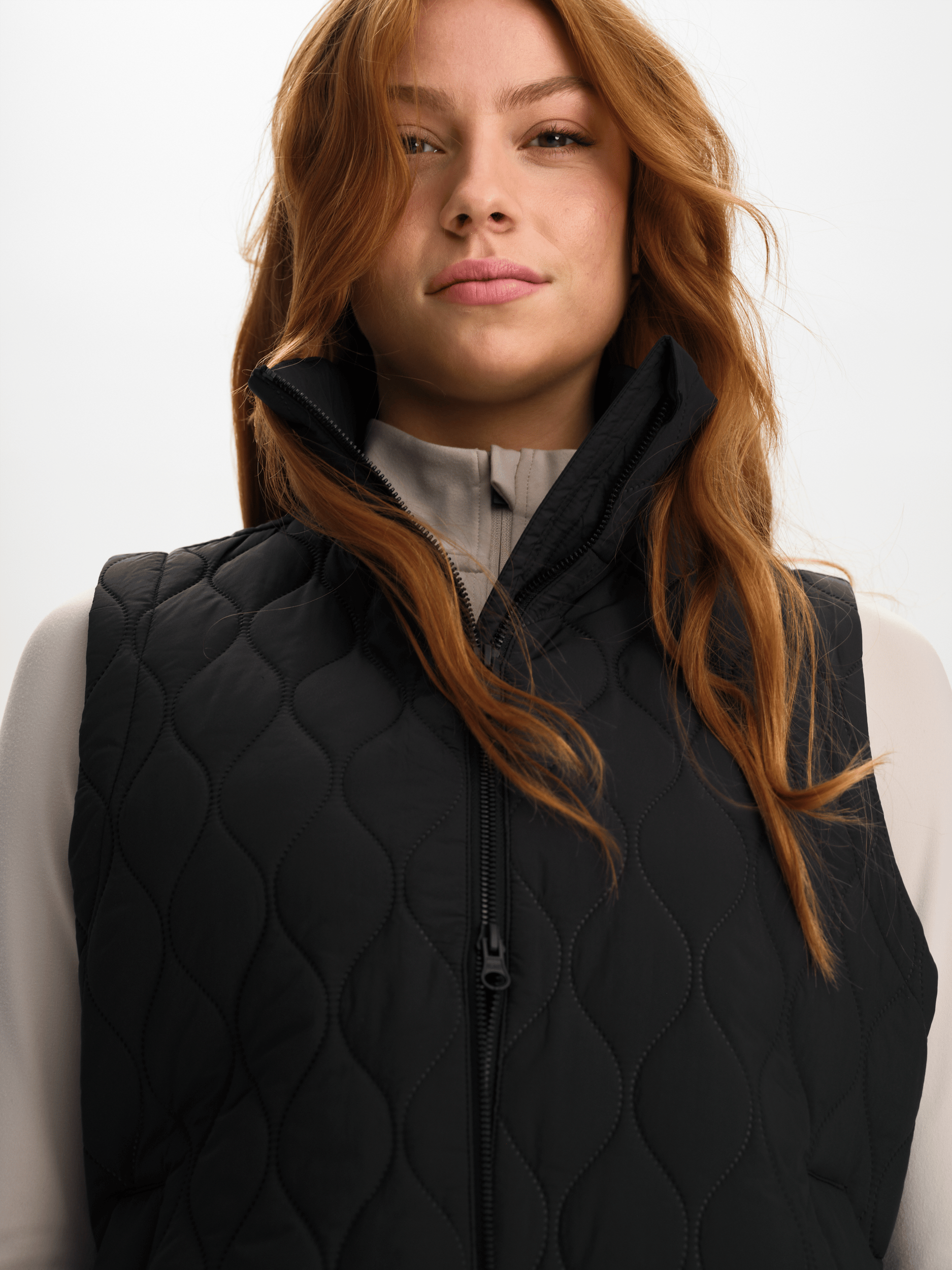 EMORY QUILT-Weste - Schwarz Everest Pile-Fleece-Weste