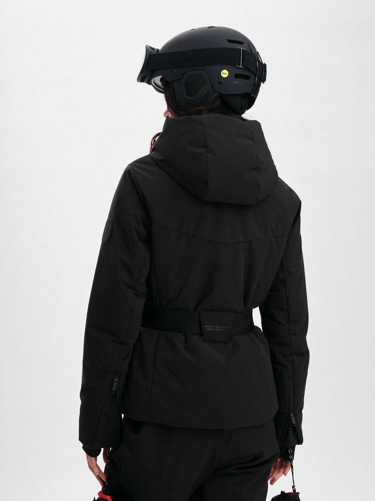 FEMME BELT JACKET BLACK Everest Jacket