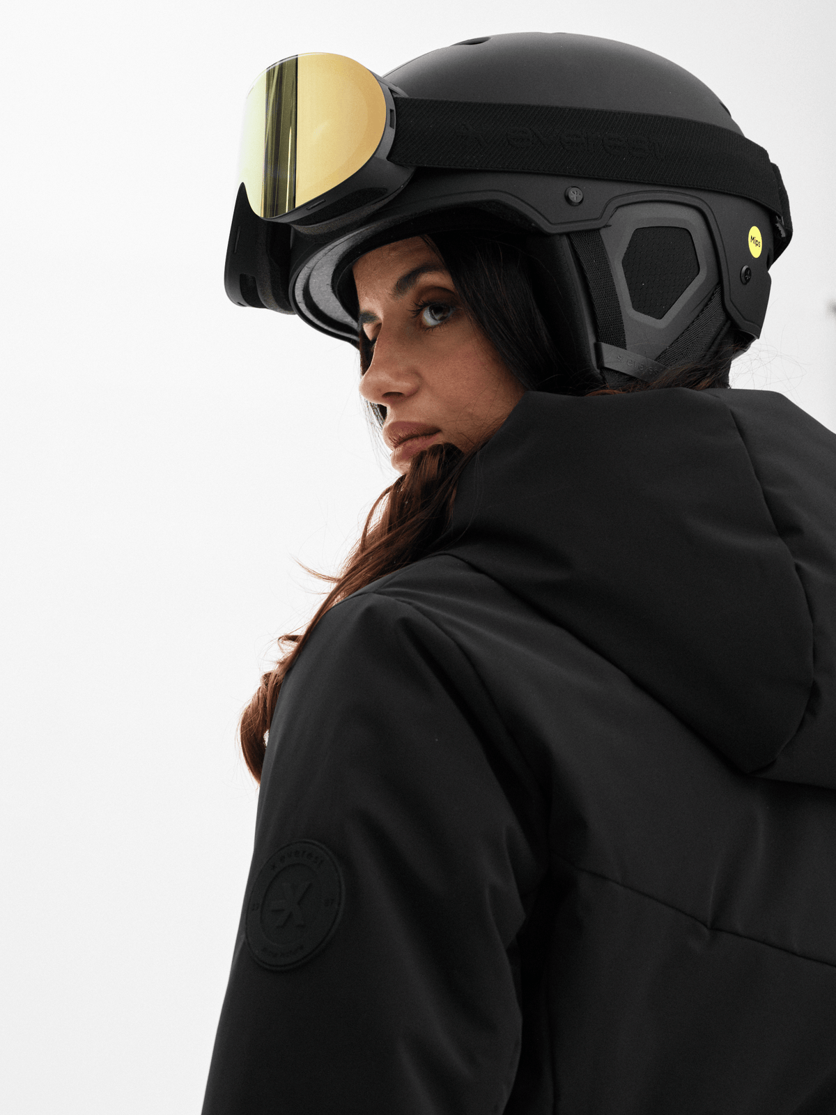 FEMME BELT JACKET BLACK Everest Jacket