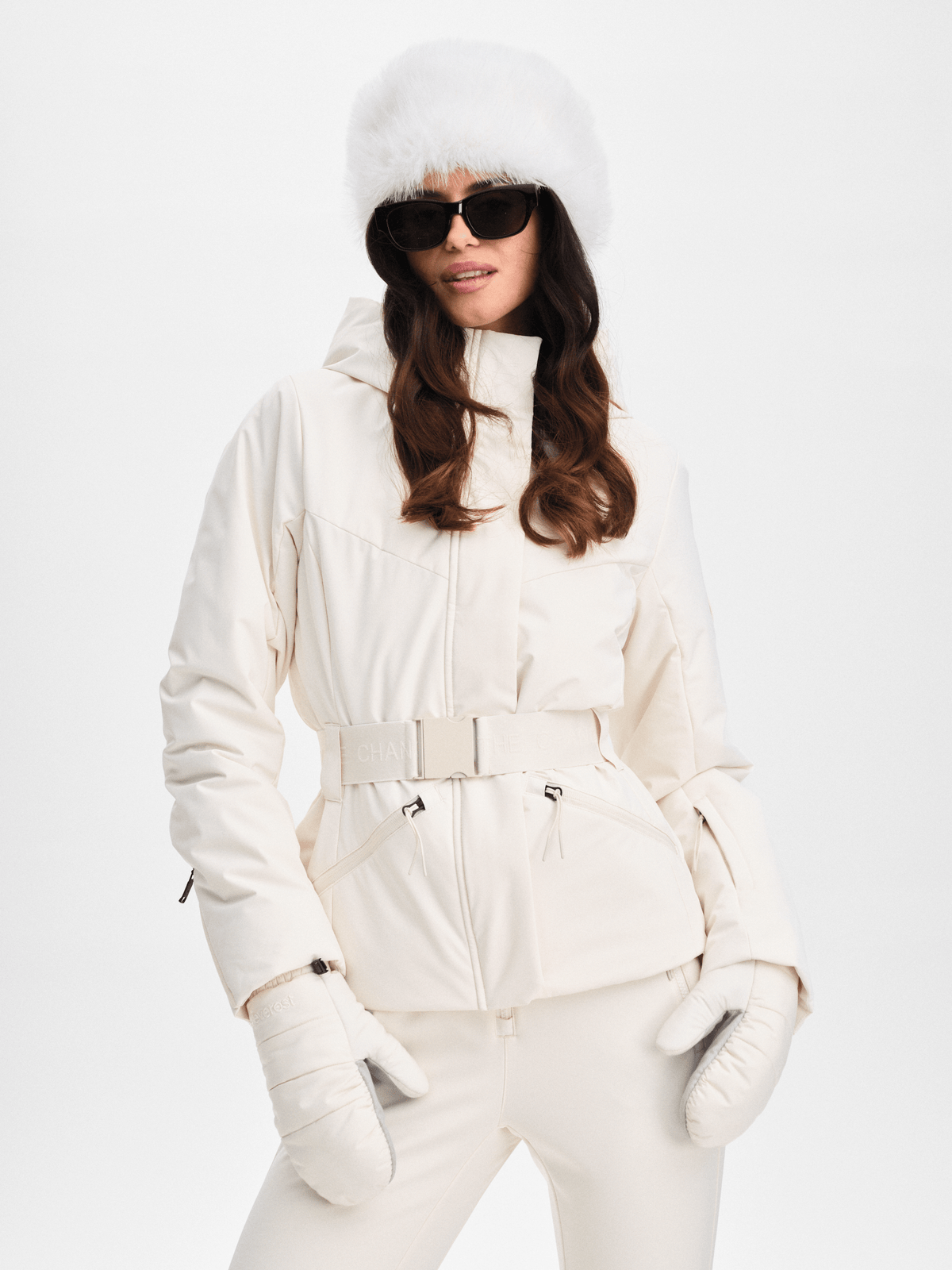 FEMME BELT JACKET OFFWHITE Everest Jacket
