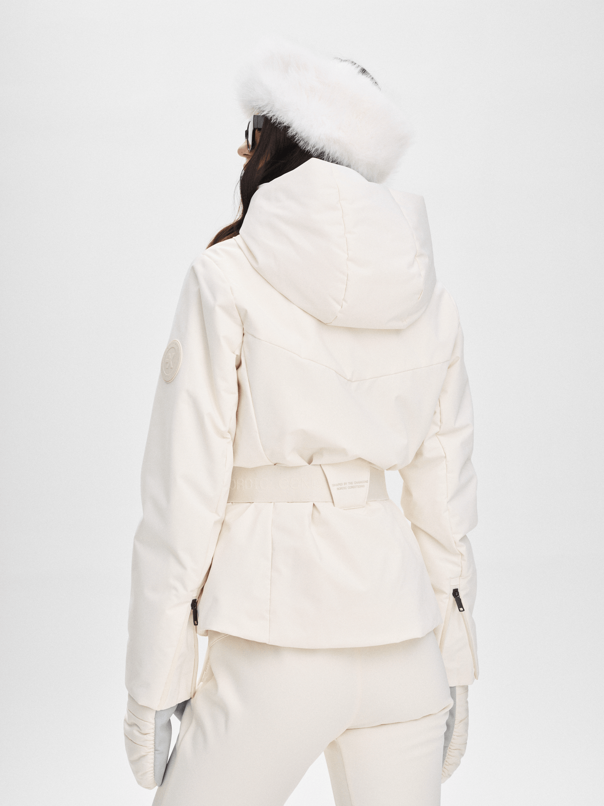 FEMME BELT JACKET OFFWHITE Everest Jacket