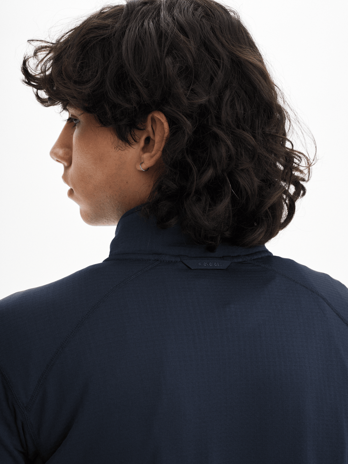 VENTURE HALFZIP NAVY-SAKNAR TEXT Everest Second Layer Hood