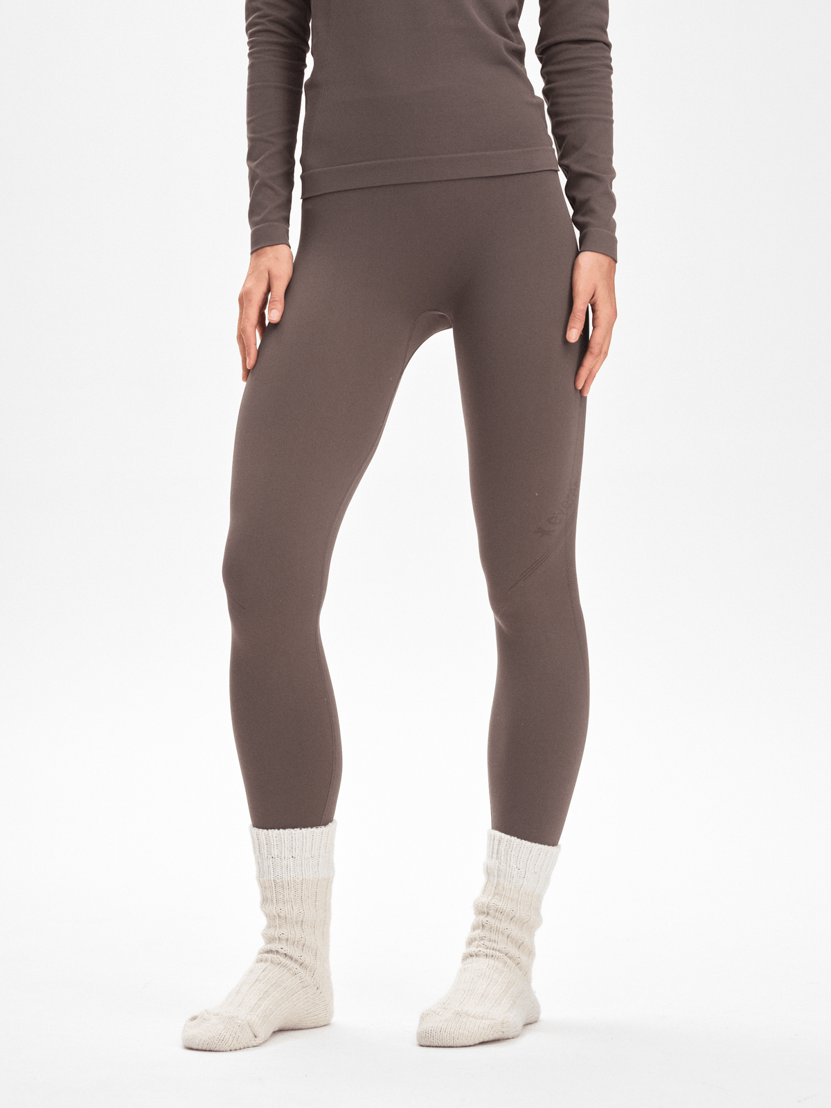 SEAMLESS FIRST LAYER PANT ASH PURPLE WOMEN Everest Outdoor Pants