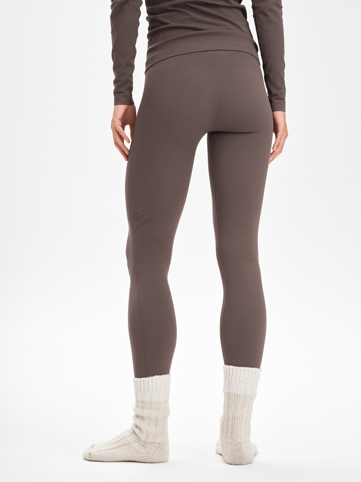 SEAMLESS FIRST LAYER PANT ASH PURPLE WOMEN Everest Outdoor Pants