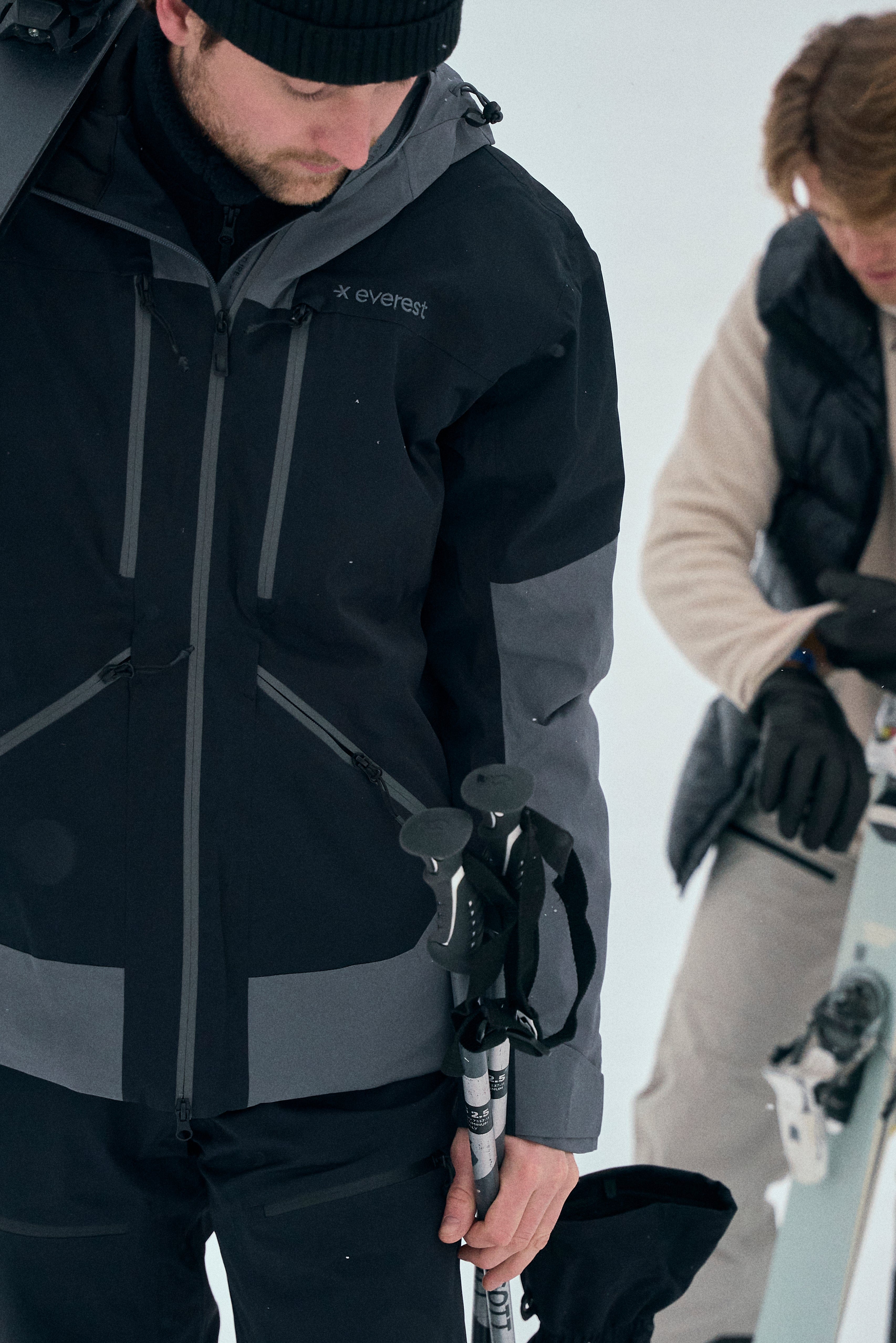 ALPINE JACKET BLACK MEN Everest Ski & Snowboard Jacket