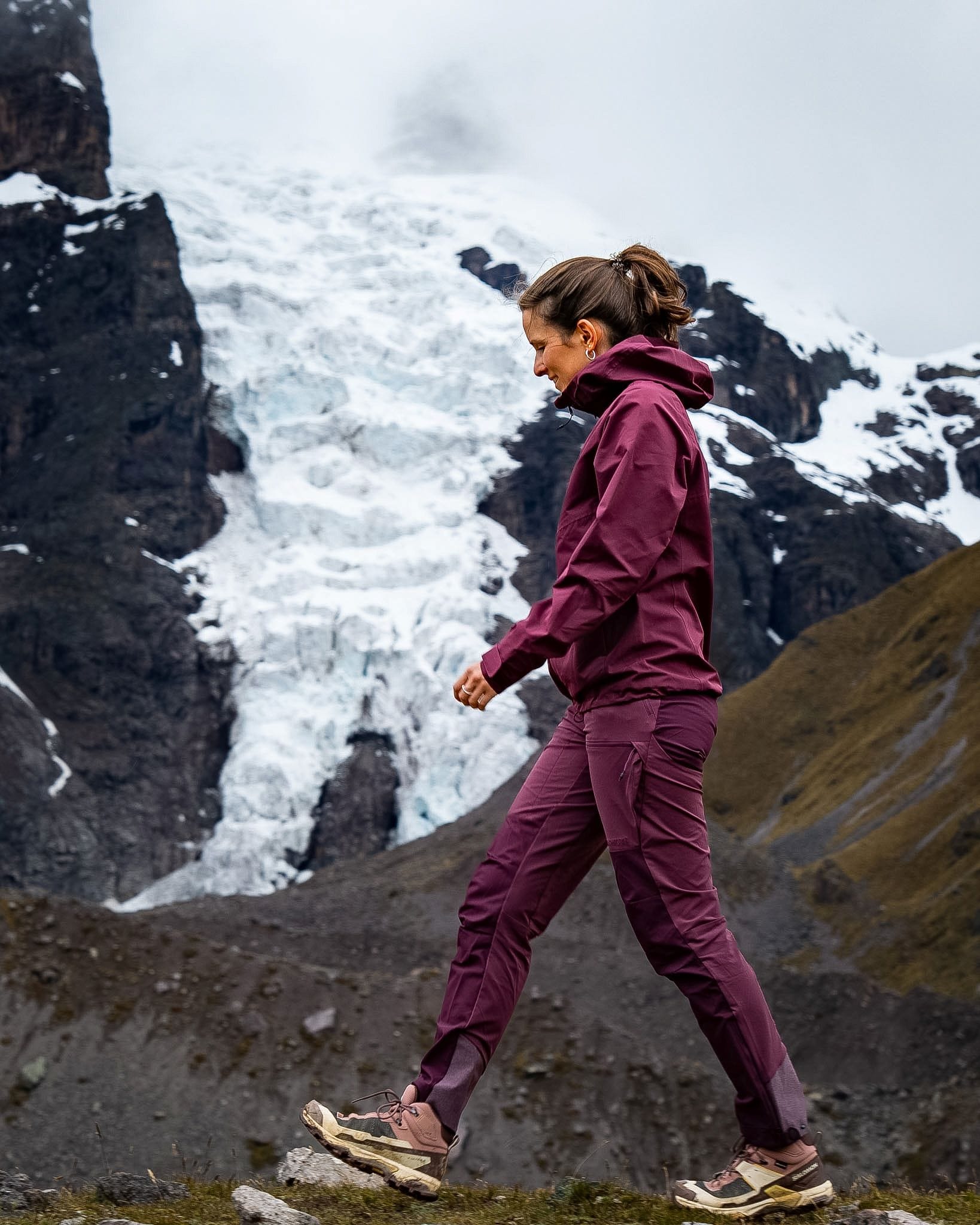 WOMENS ALLROUND JACKET DARK RED Everest All Weather Jacket