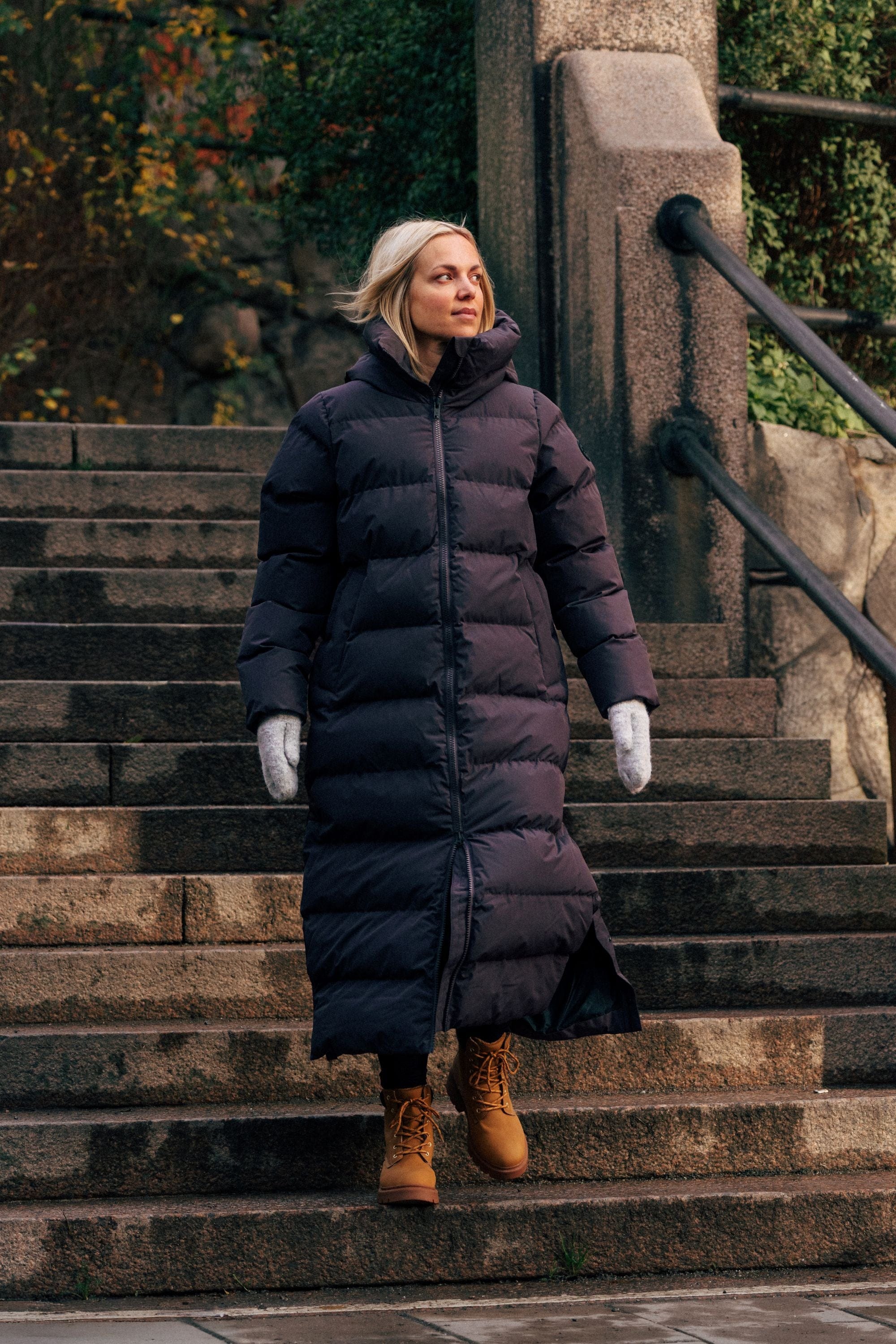 JUNEAU COAT PLUM SLATE Everest Padded Coat