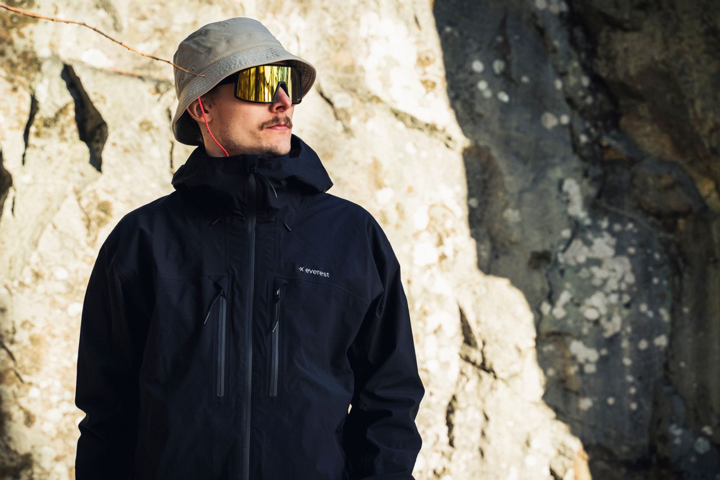 VENTURE 3 LAYER SHELL JACKET BLACK Everest Shell Jacket