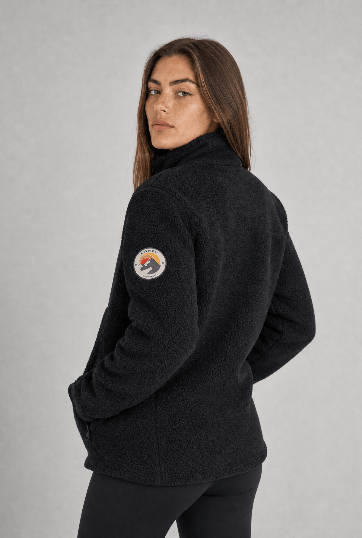 WILA PILE SHIRT BLACK Everest Pile Fleece