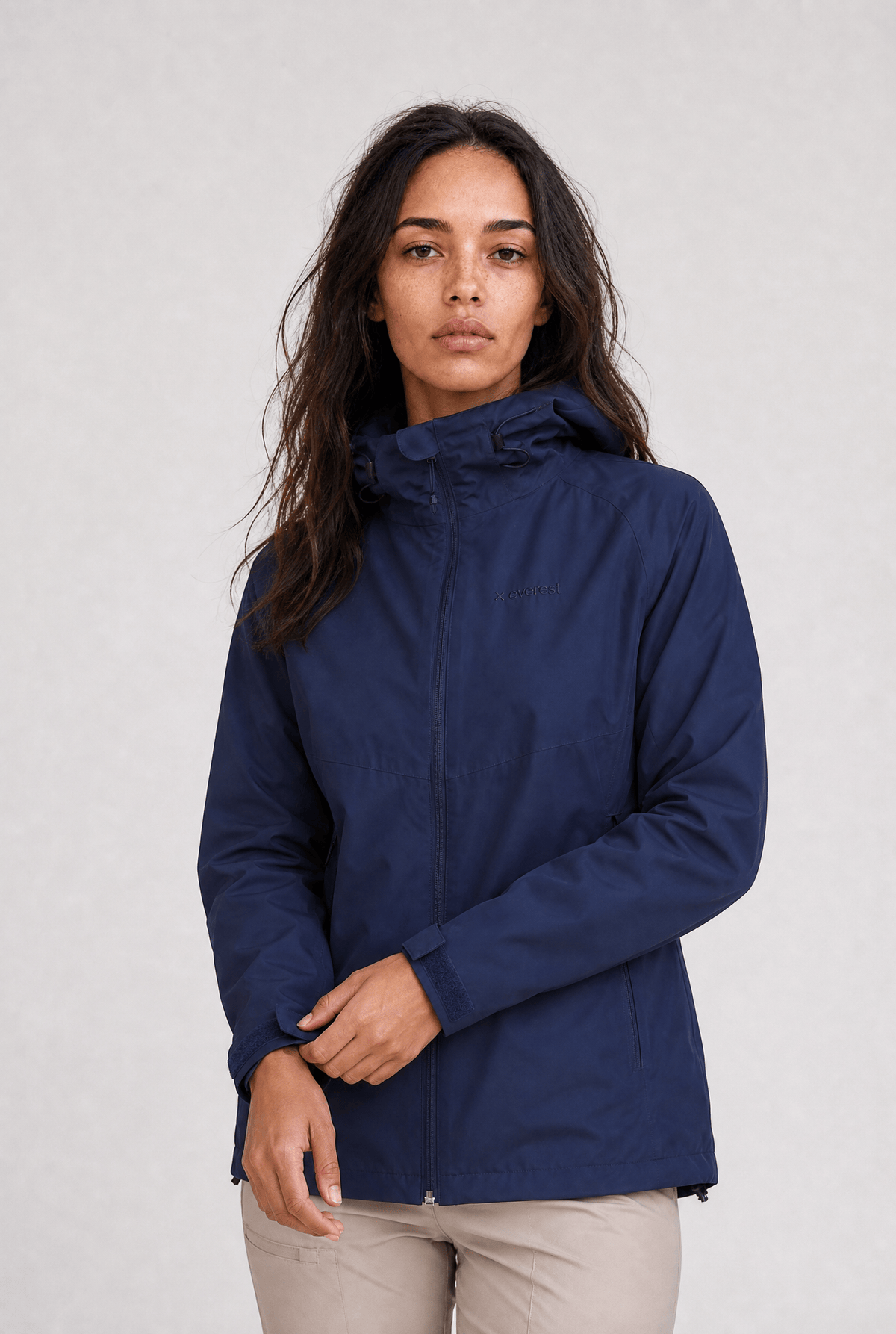 WOMENS ALLROUND JACKET NAVY Everest All Weather Jacket