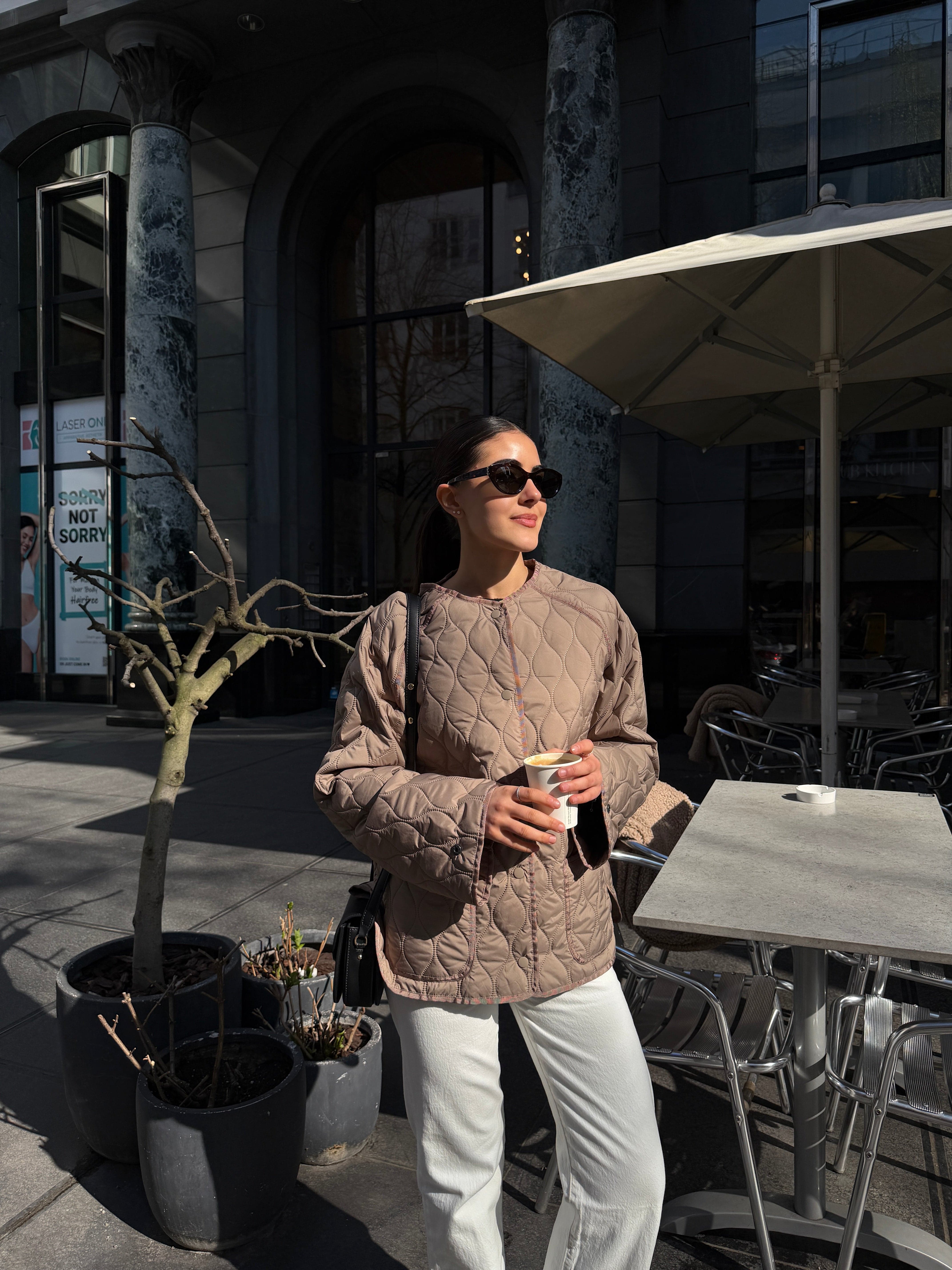 LEONE-JACKE - WÜSTENBEIGE Everest Jacke