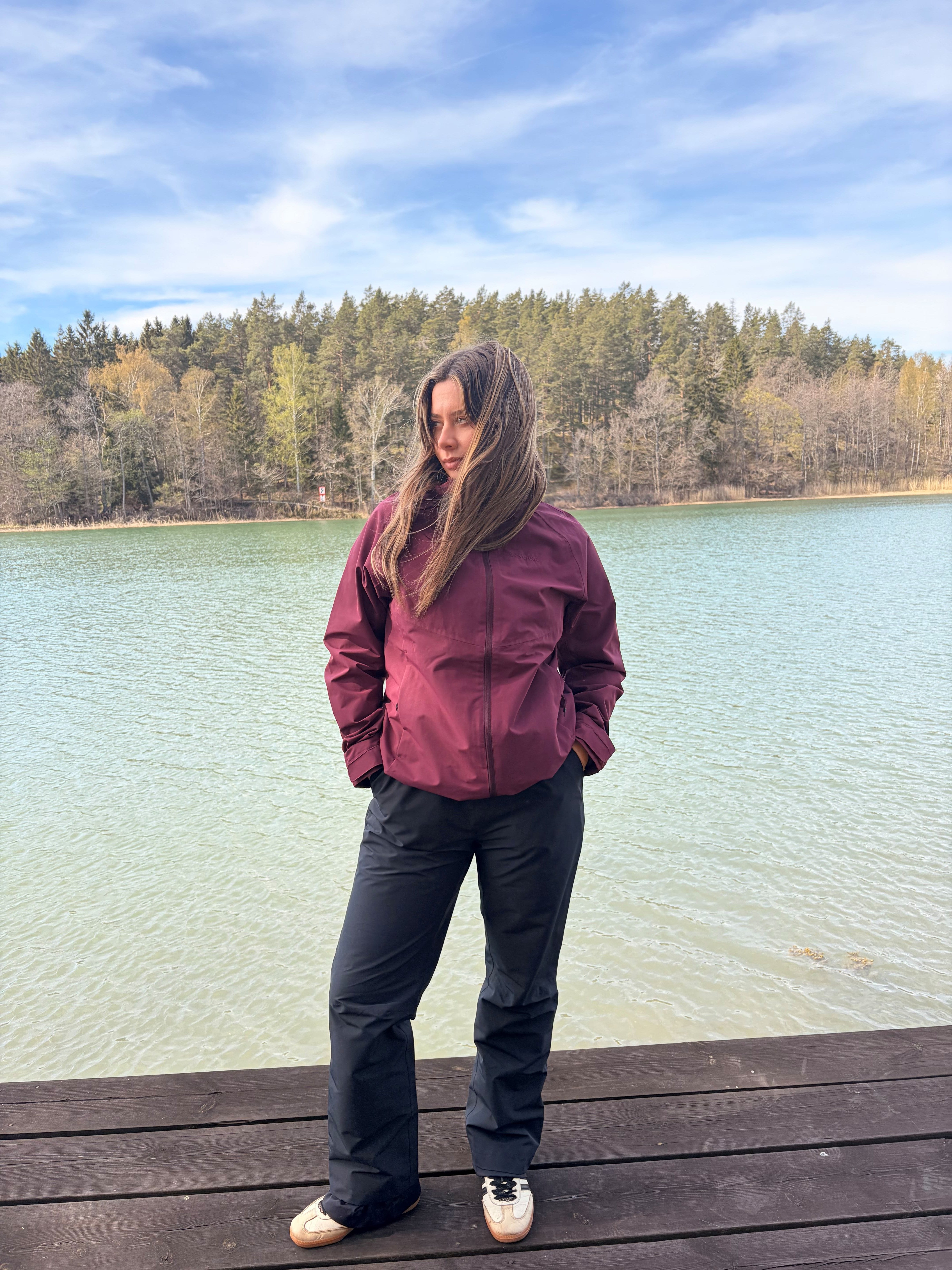 WOMENS ALLROUND JACKET DARK RED Everest All Weather Jacket