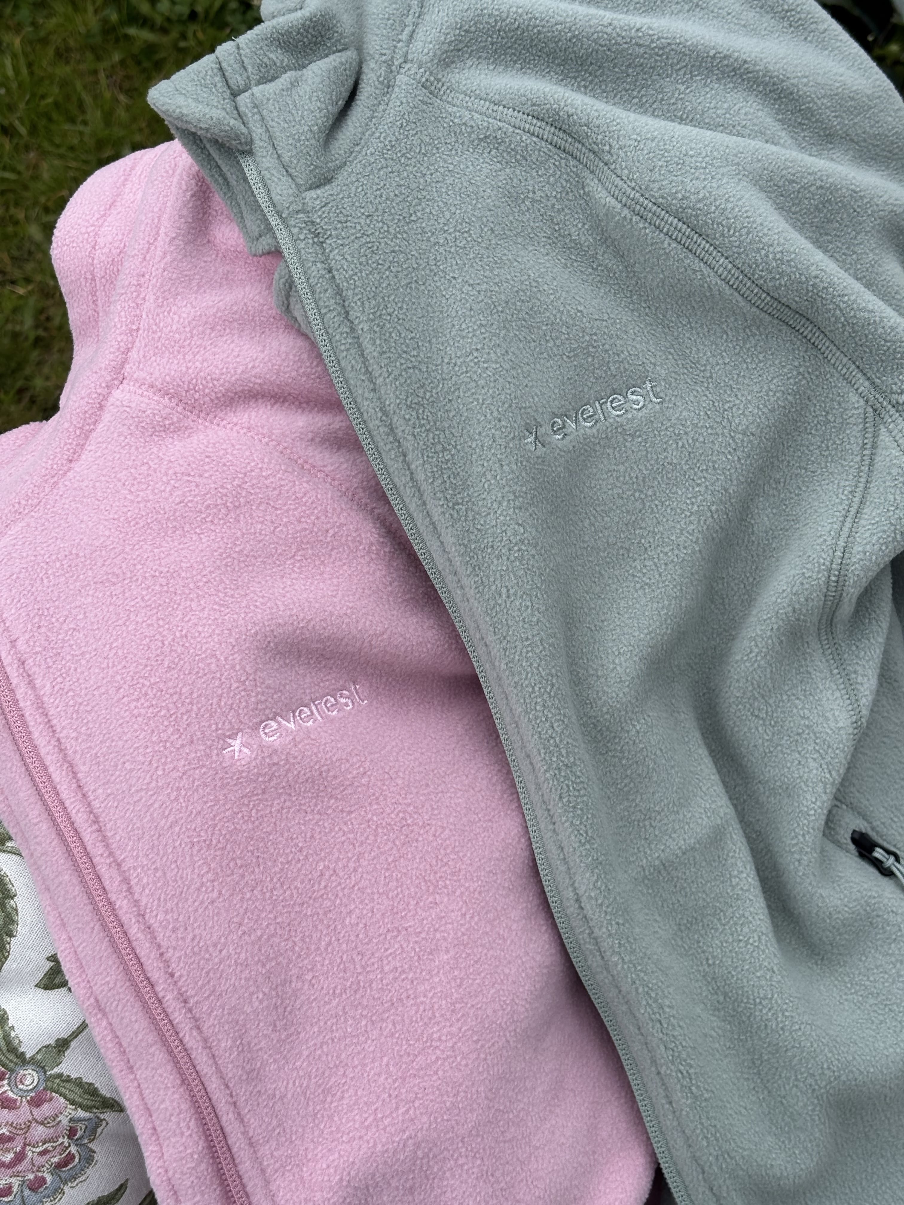 ZIP FLEECE JACKET SAGE GREEN Everest Fleece Jacket