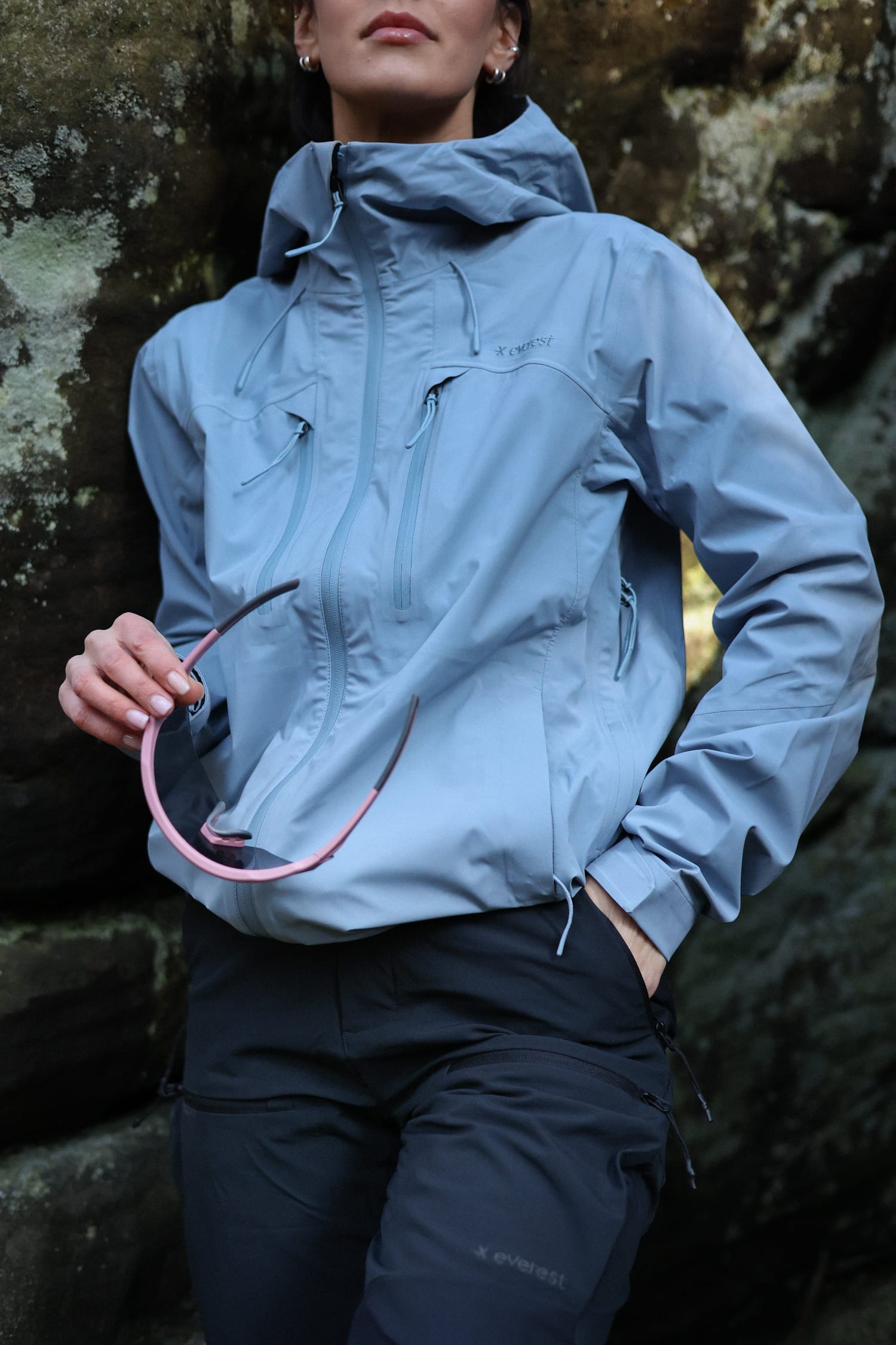 VENTURE 3L SHELL JACKET BLUE FOG Everest Shell Jacket