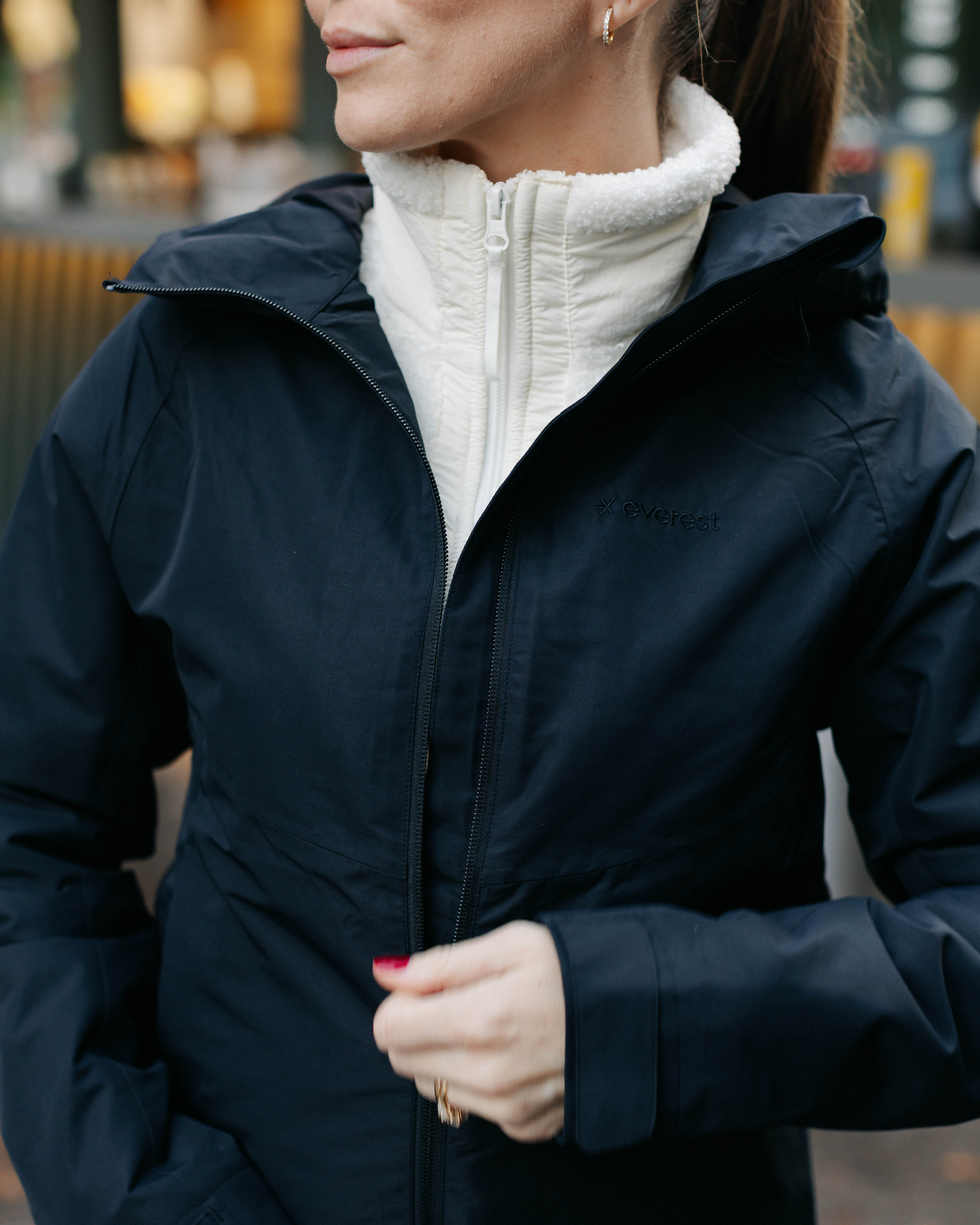 WOMENS ALLROUND JACKET BLACK Everest All Weather Jacket