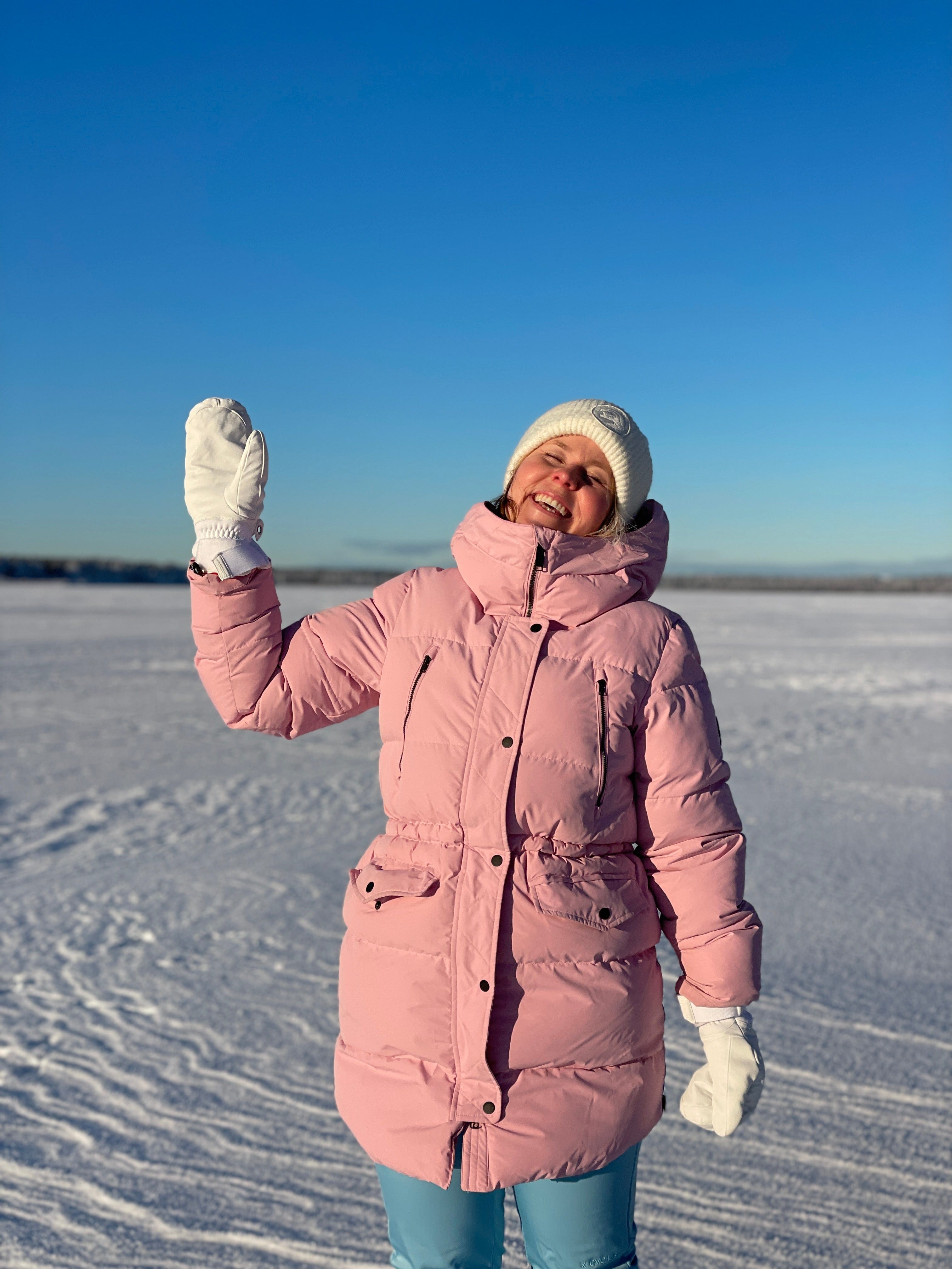 WARM PARKA BLOSSOM PINK Everest Gepolsterter Parka