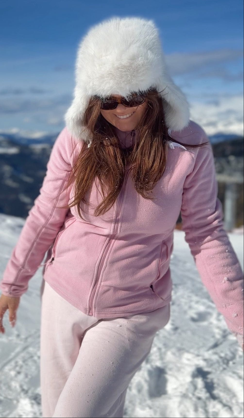 ZIP FLEECE JACKET BLOSSOM PINK Everest Second Layer