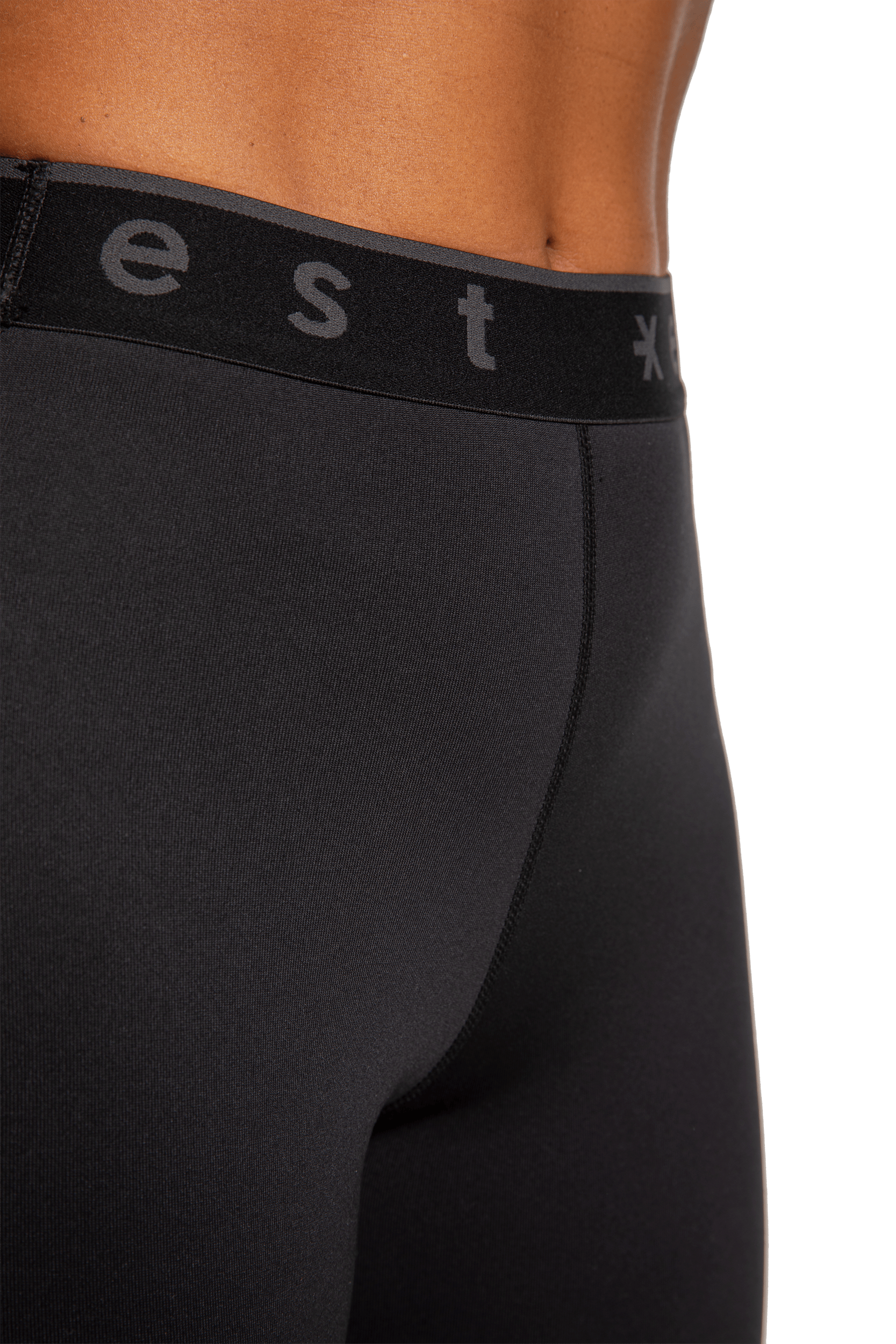 SPODNIE STRETCH 3/4 CZARNE Everest Stretch Polary Szorty