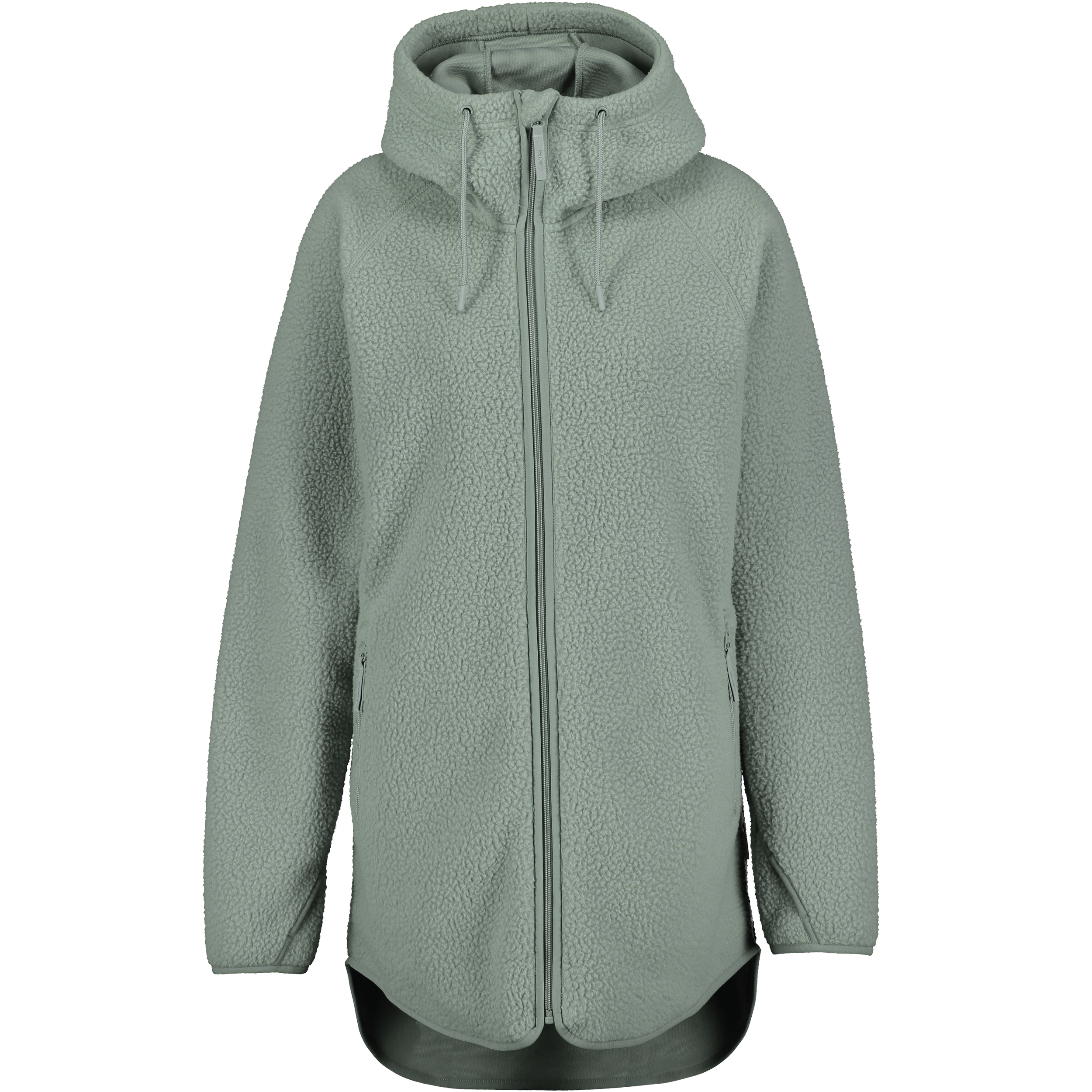 PILE LONG HOOD SAGE MIST Everest Pile Fleece