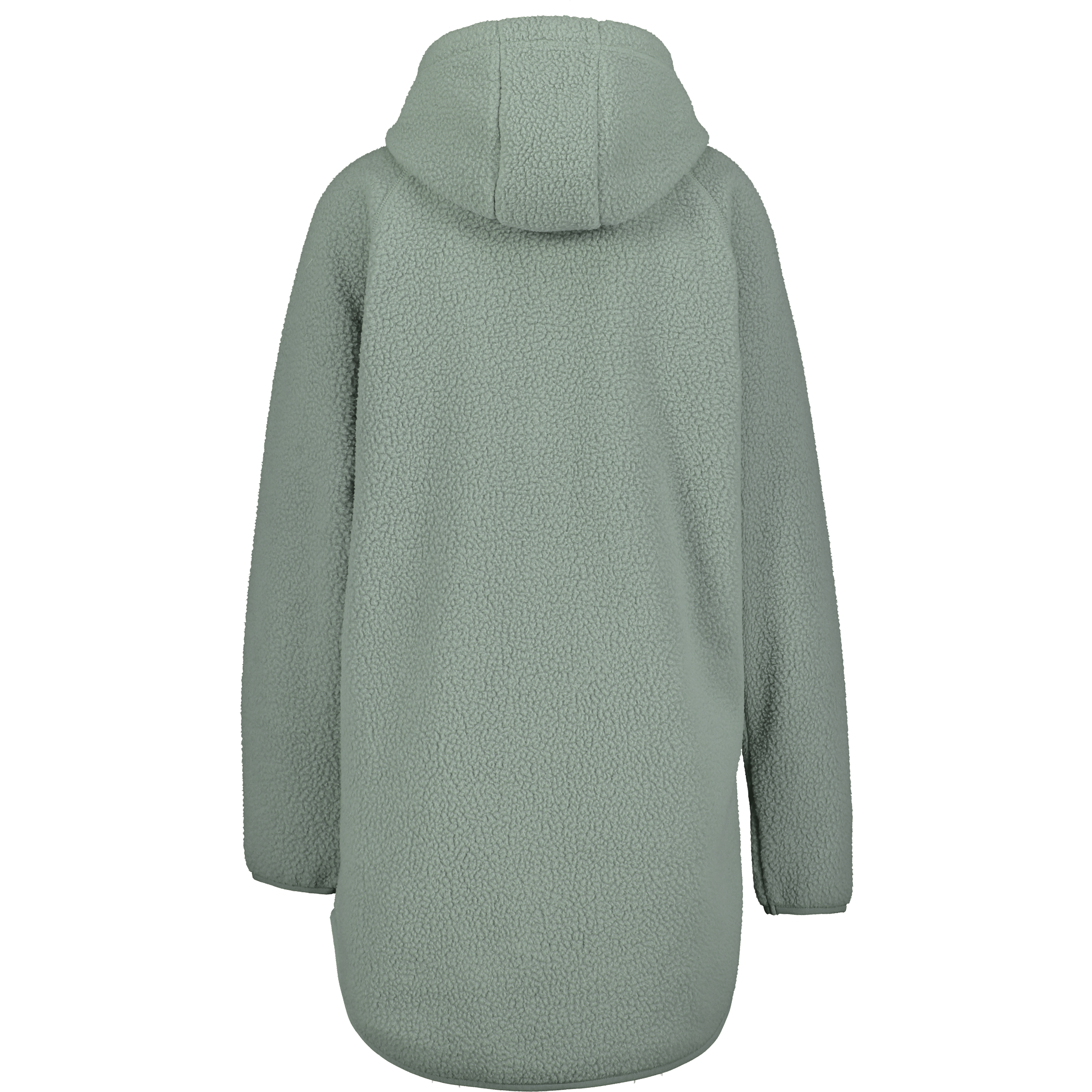 PILE LONG HOOD SAGE MIST Everest Pile Fleece