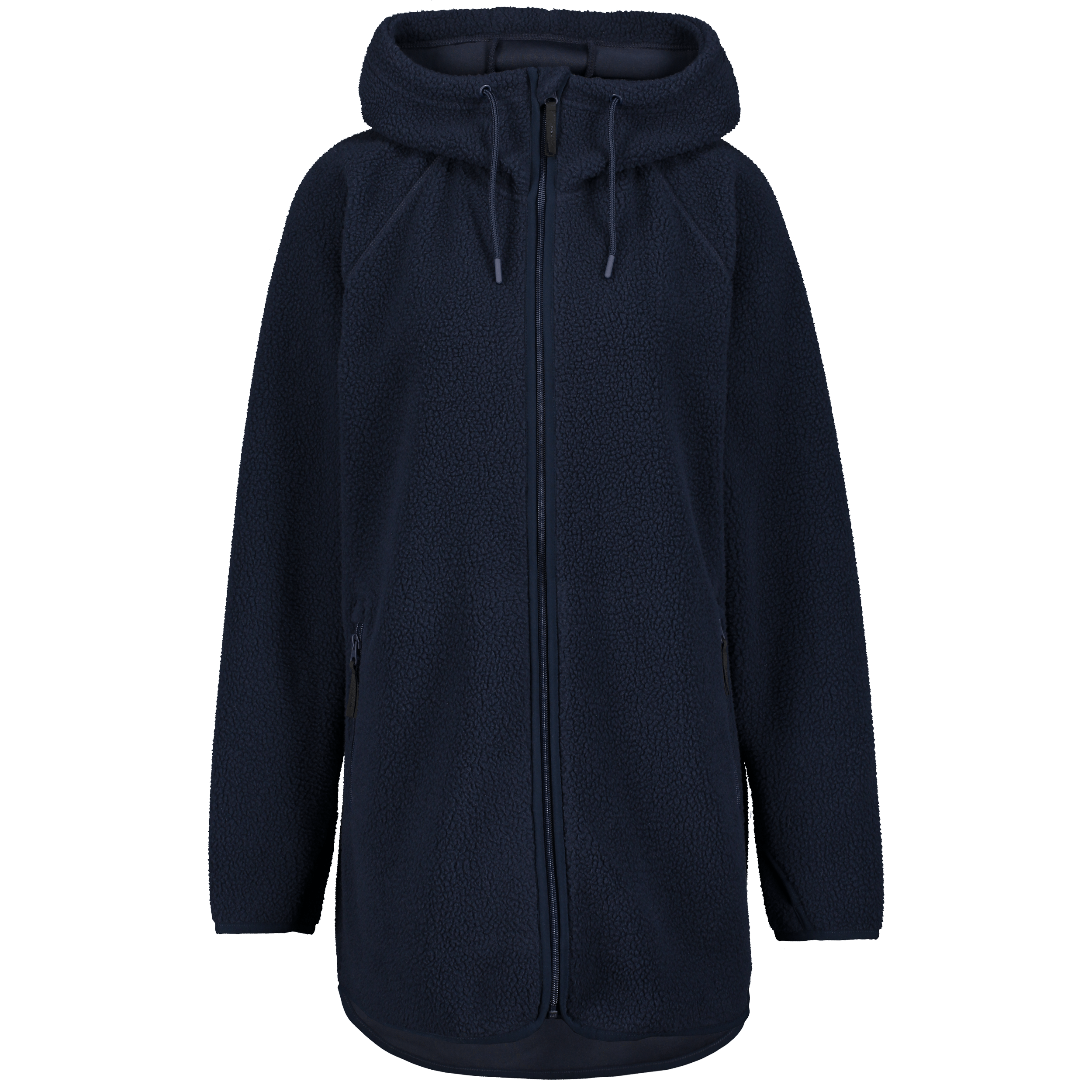 PILE LONG HOOD NAVY Everest Fleece Jumper
