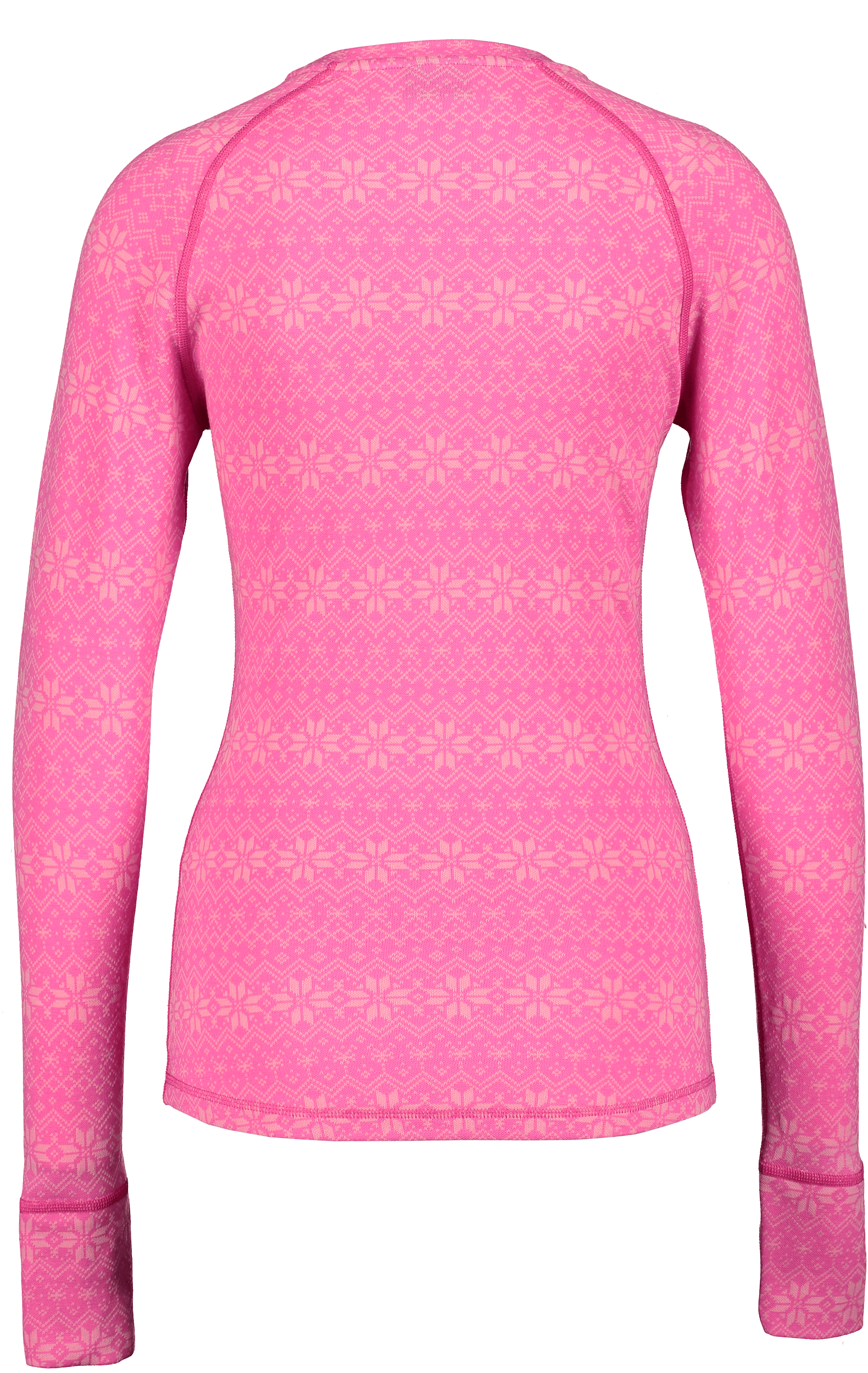 WOOL BASE LAYER SHIRT BRILLIANT PINK WOMEN Everest Base Layer Wool